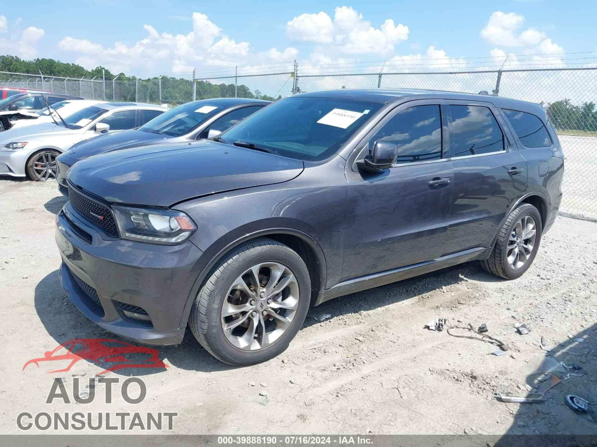 DODGE DURANGO 2019 - 1C4RDHDGXKC650487