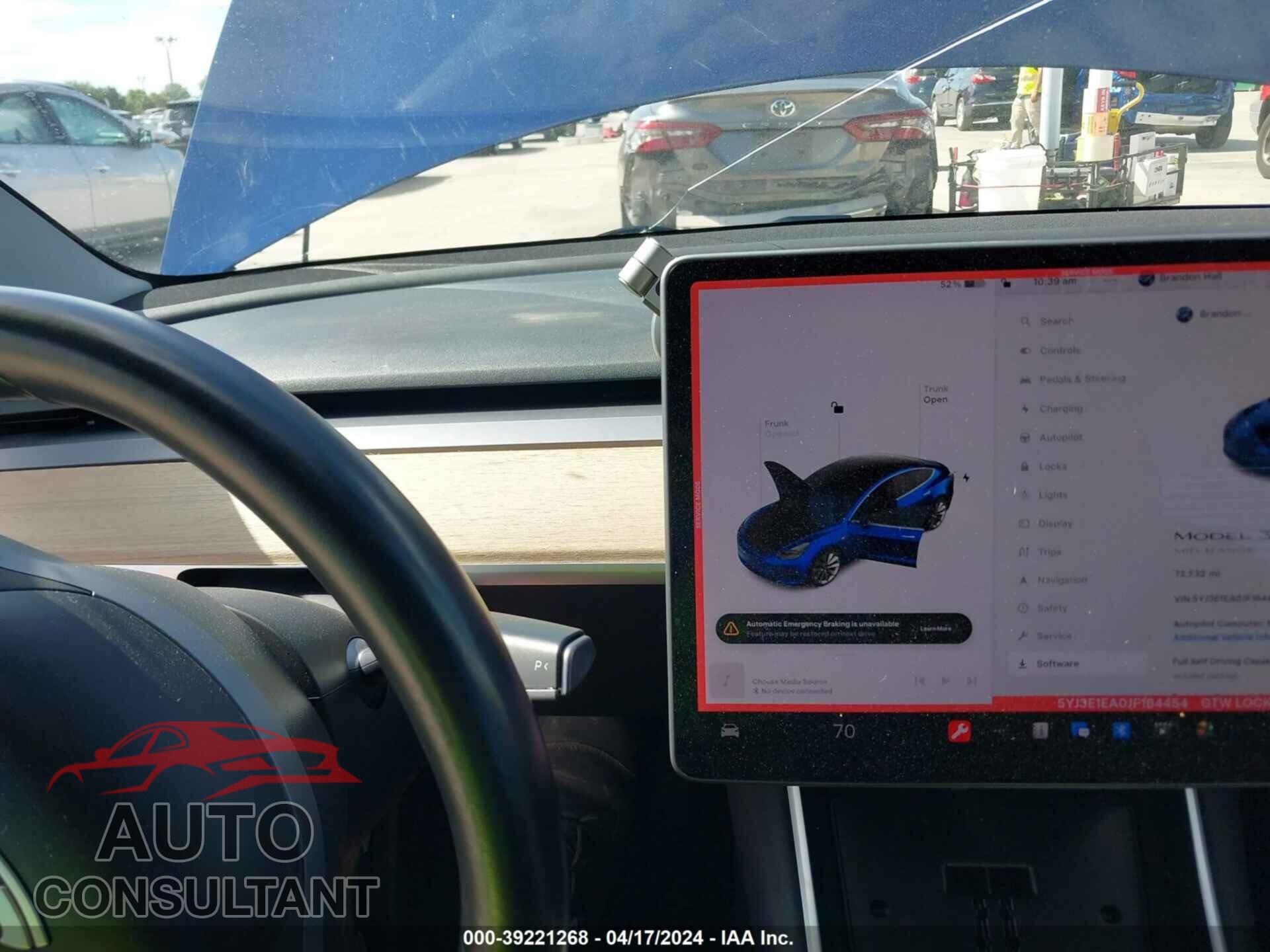 TESLA MODEL 3 2018 - 5YJ3E1EA0JF164454