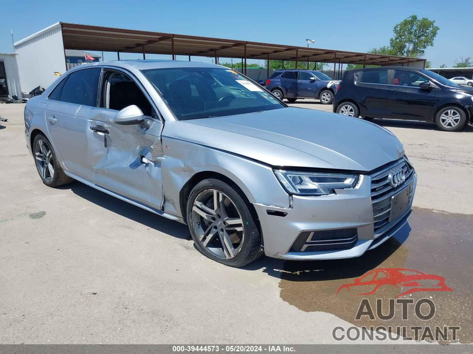 AUDI A4 2018 - WAUENAF41JA110118