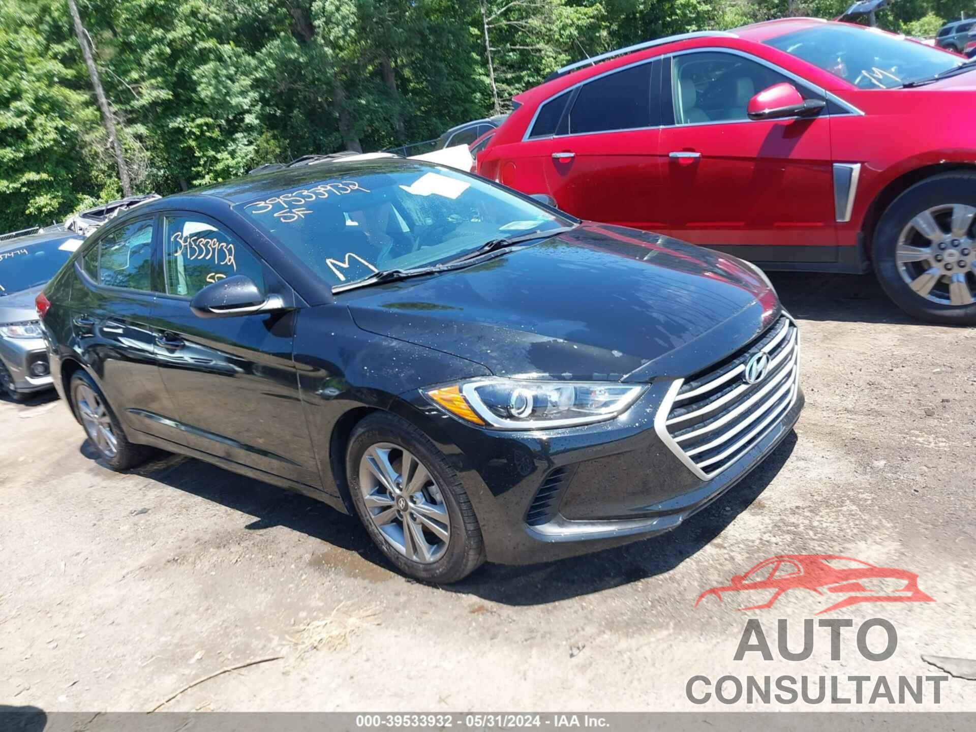 HYUNDAI ELANTRA 2018 - KMHD84LF7JU562906