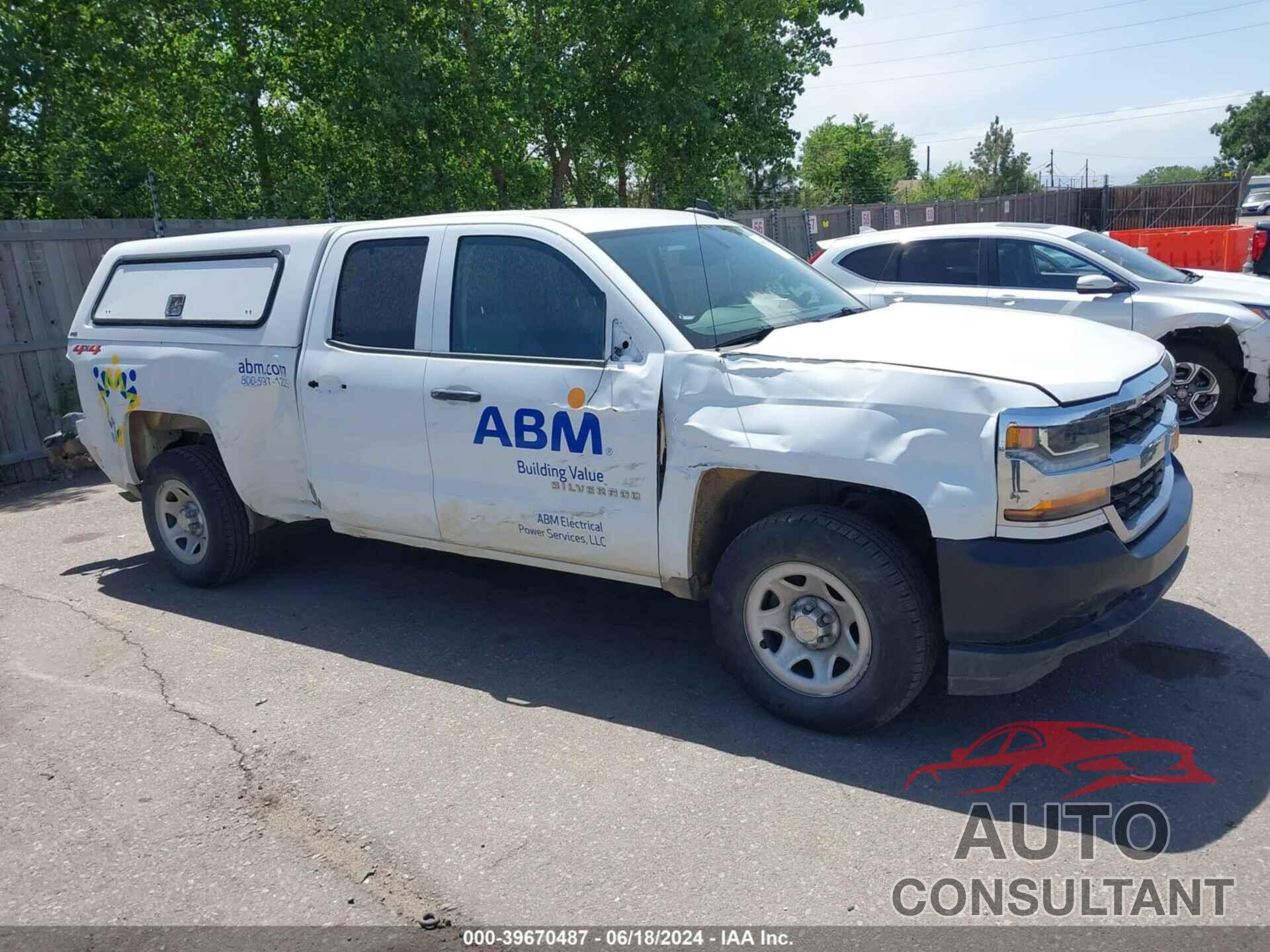CHEVROLET SILVERADO 1500 LD 2019 - 2GCVKNEC4K1132816