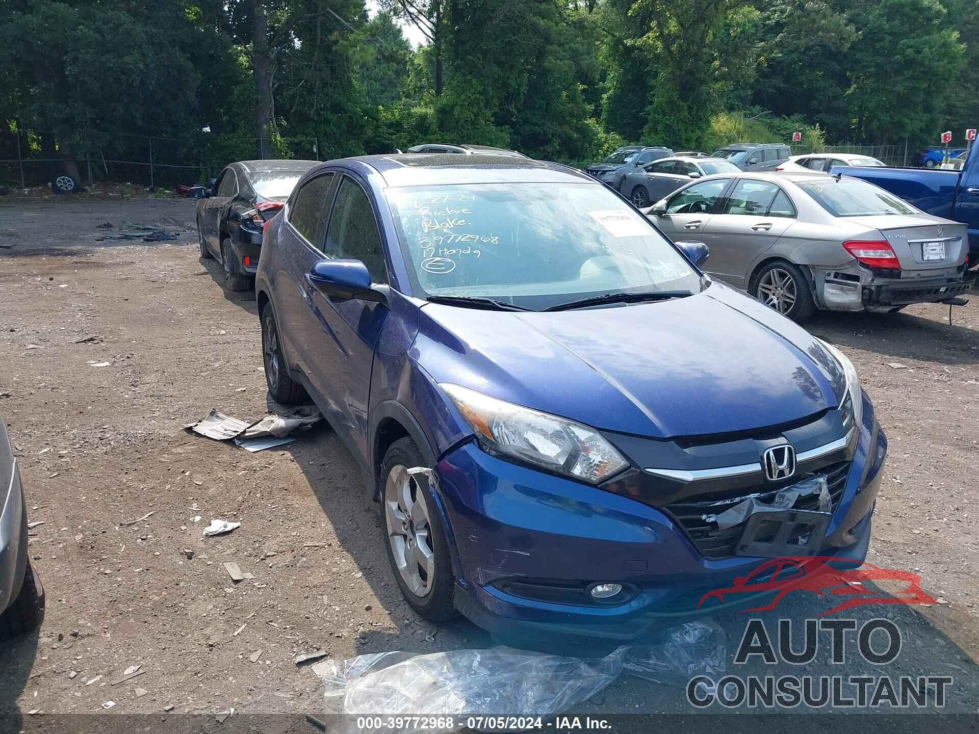 HONDA HR-V 2017 - 3CZRU6H57HM718081