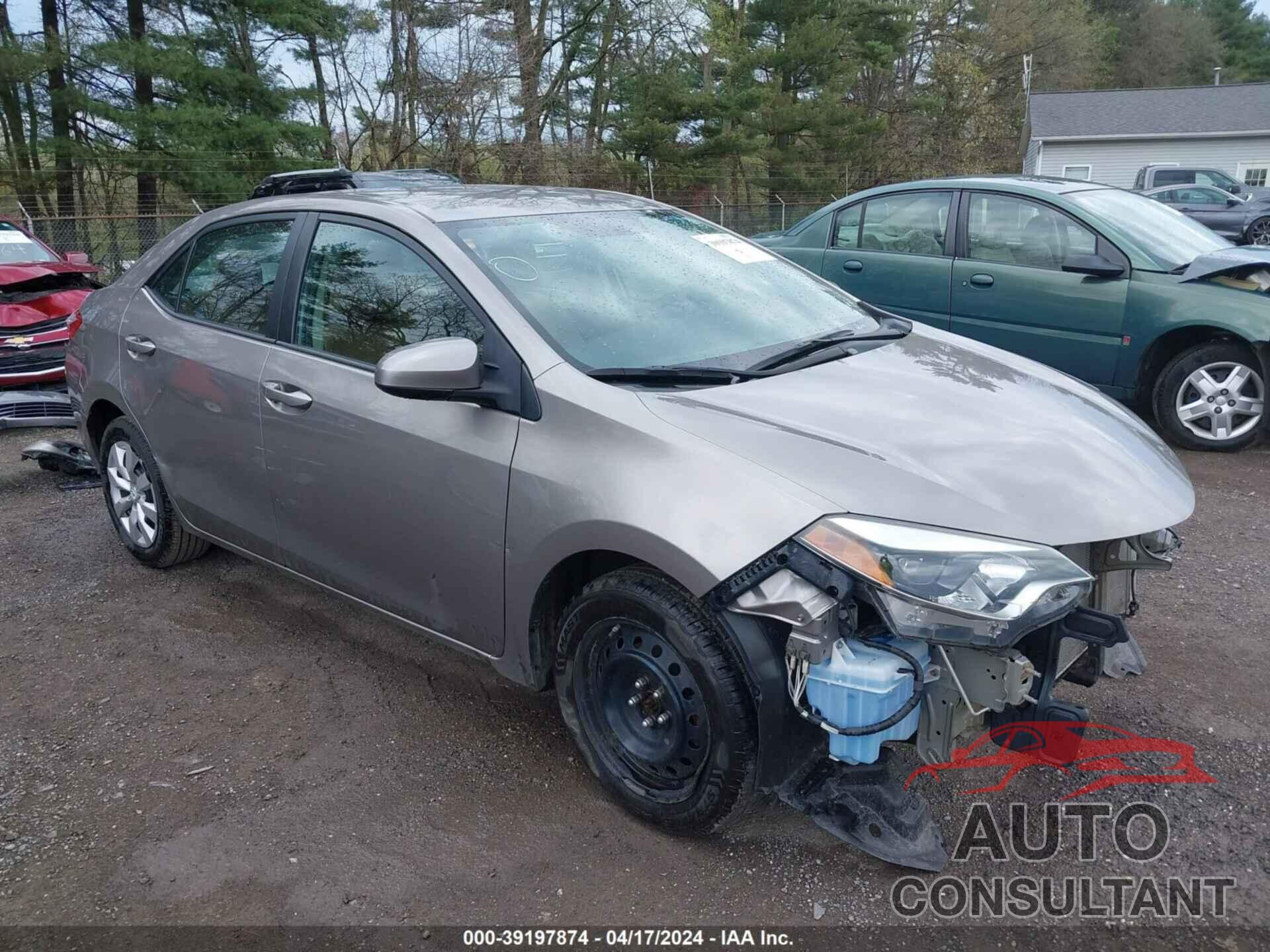 TOYOTA COROLLA 2016 - 5YFBURHE0GP402554
