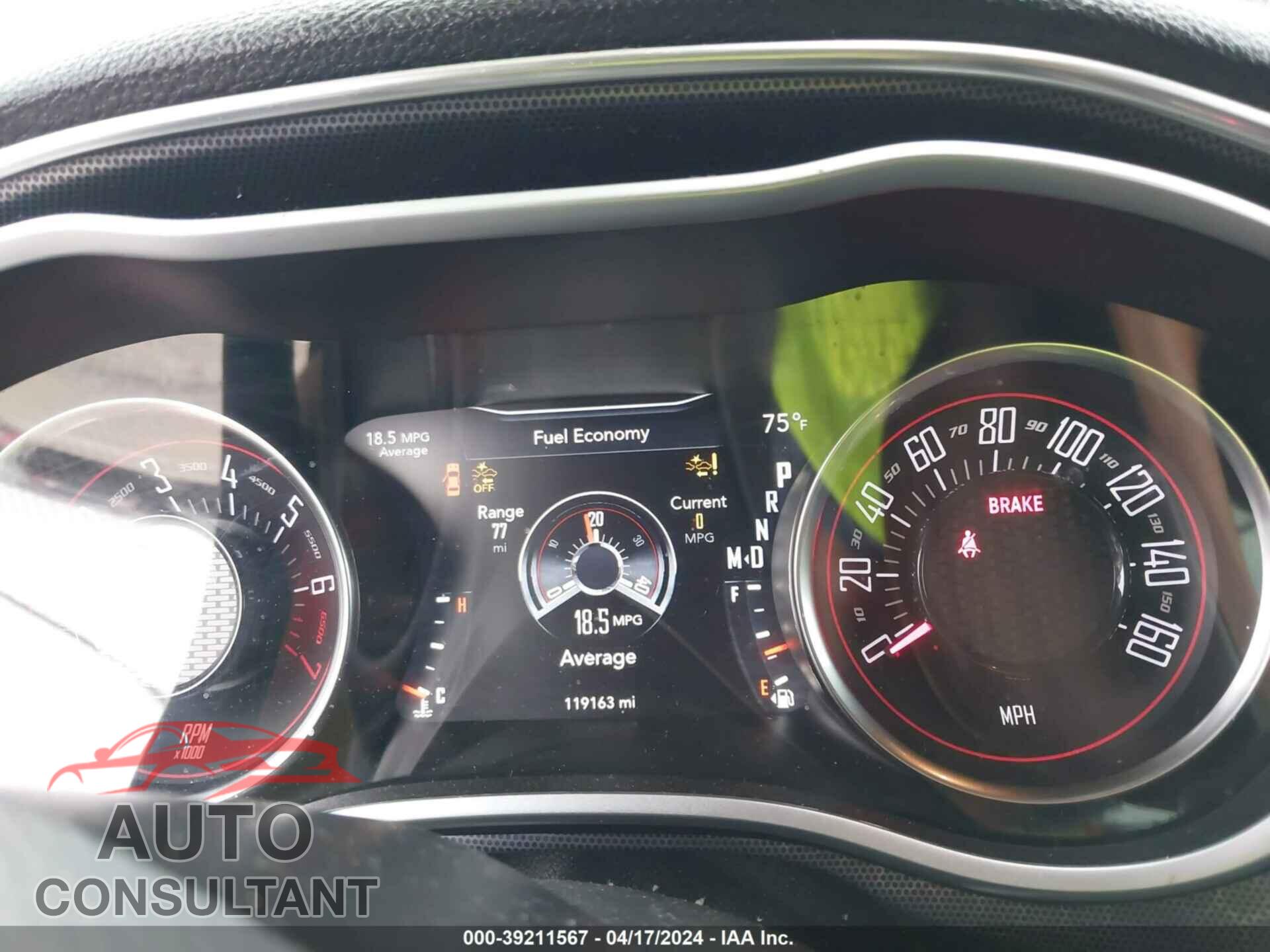 DODGE CHALLENGER 2017 - 2C3CDZAG6HH578309