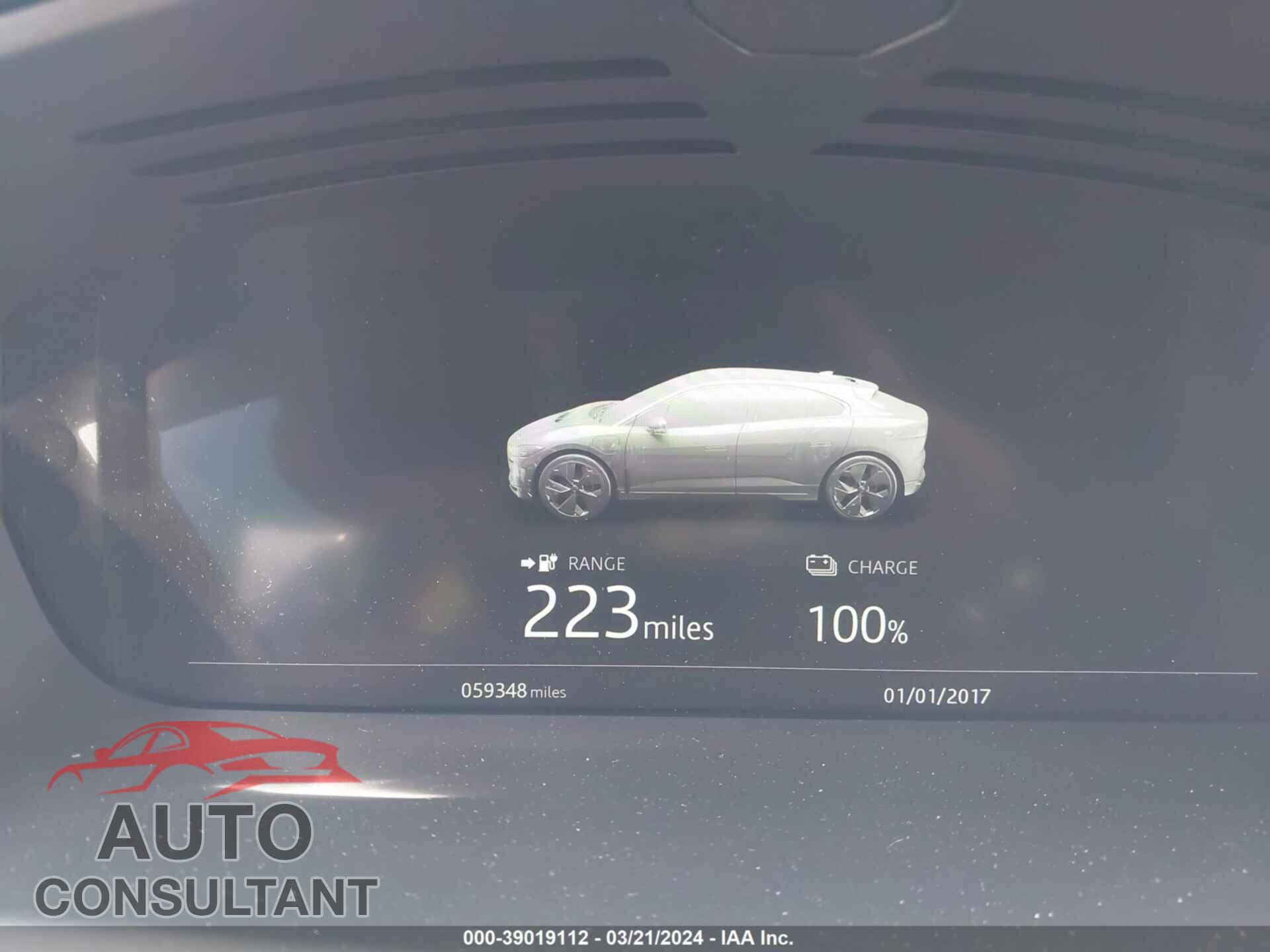 JAGUAR I-PACE 2019 - SADHD2S15K1F61582