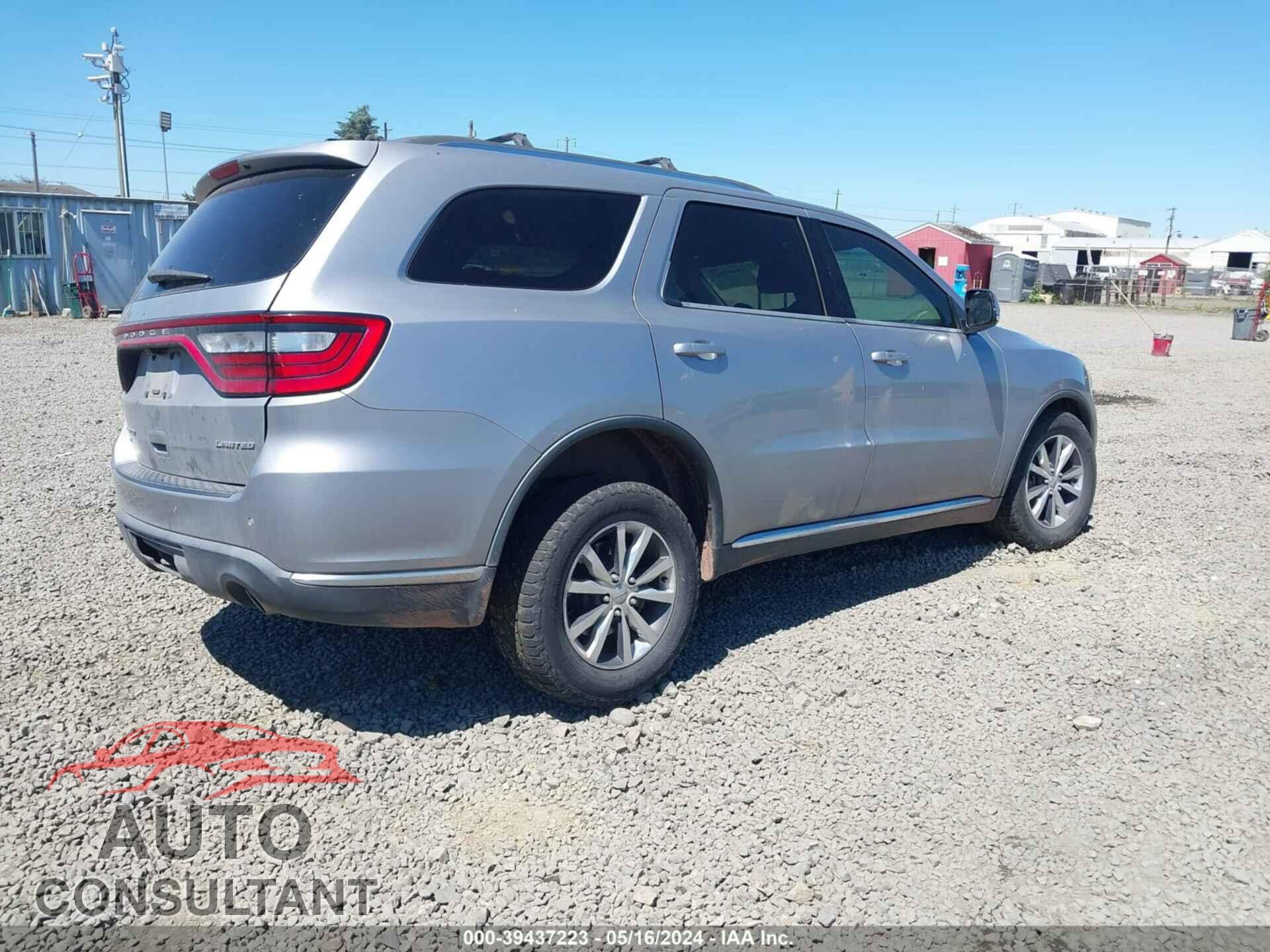 DODGE DURANGO 2016 - 1C4RDJDG9GC412841
