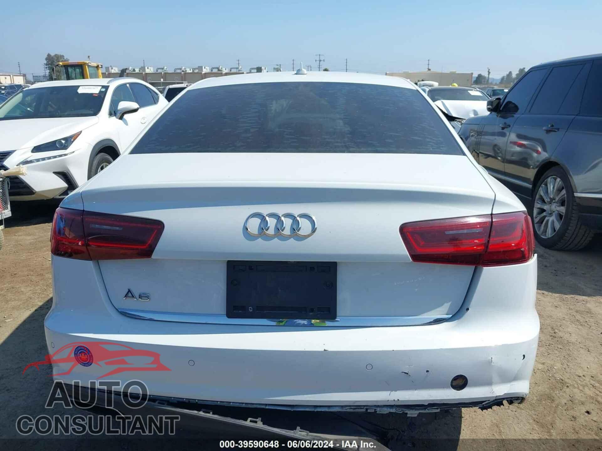 AUDI A6 2017 - WAUC8AFC5HN059294