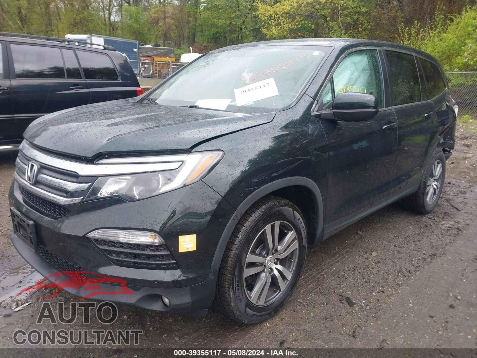 HONDA PILOT 2017 - 5FNYF6H59HB071277