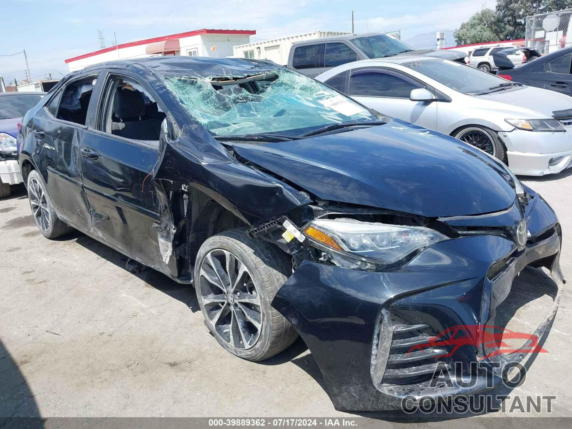 TOYOTA COROLLA 2019 - 2T1BURHE4KC161753