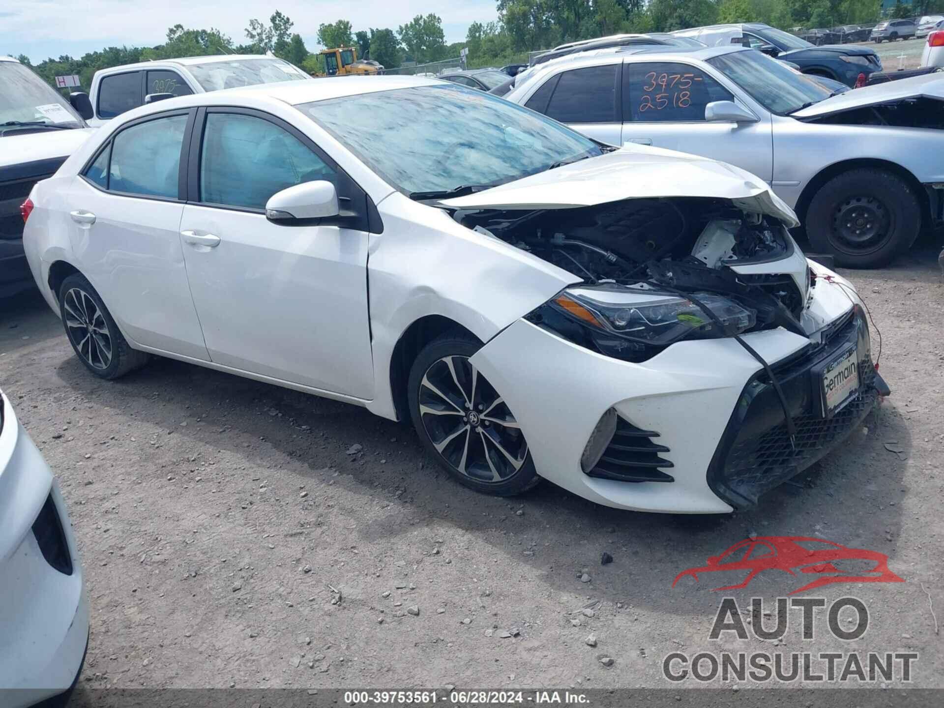 TOYOTA COROLLA 2018 - 2T1BURHE6JC002487