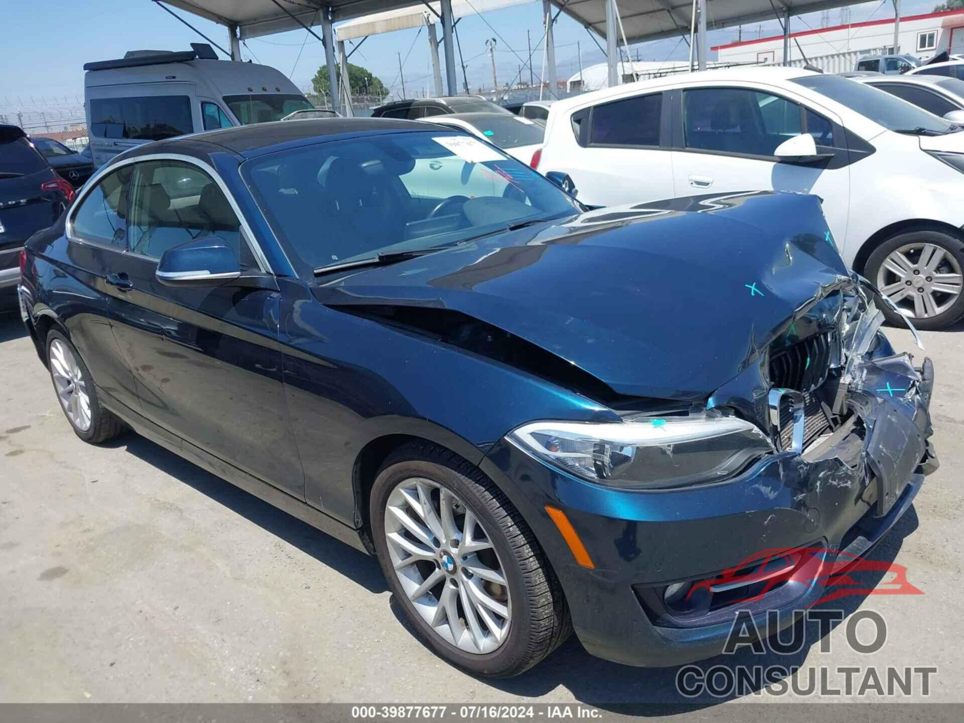 BMW 228I 2016 - WBA1F9C51GV545214