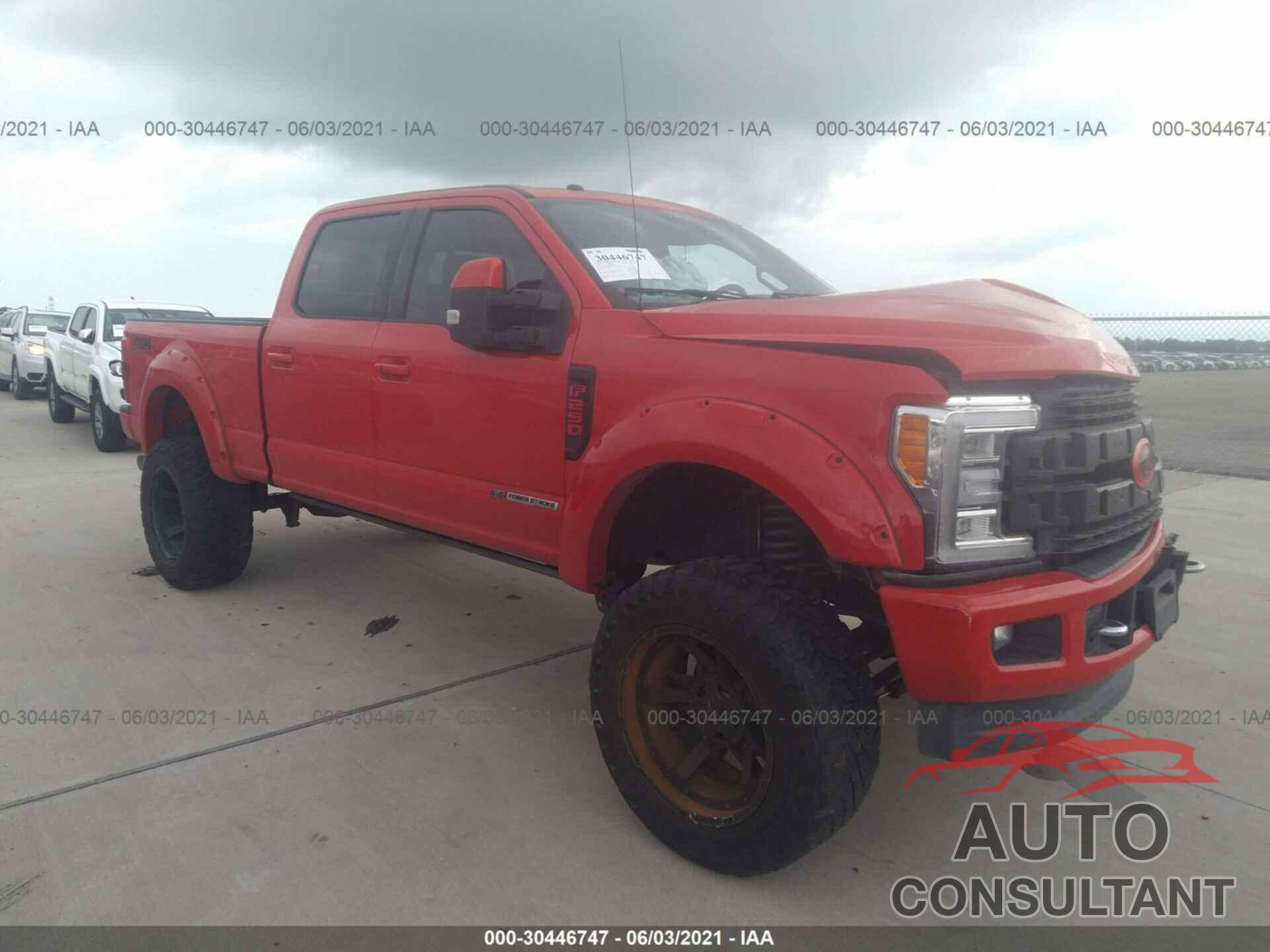 FORD SUPER DUTY F-250 SRW 2017 - 1FT7W2BT1HEE00941