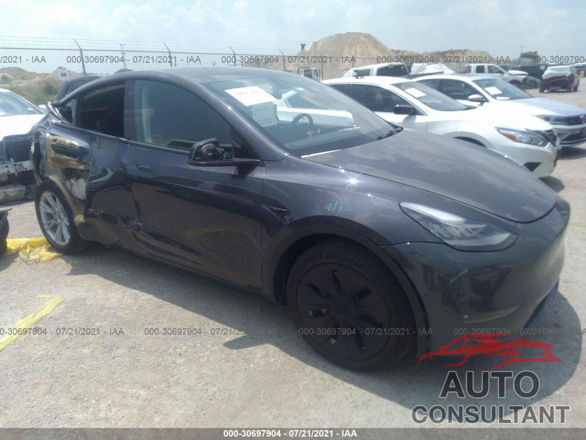 TESLA MODEL Y 2021 - 5YJYGAEE6MF180620