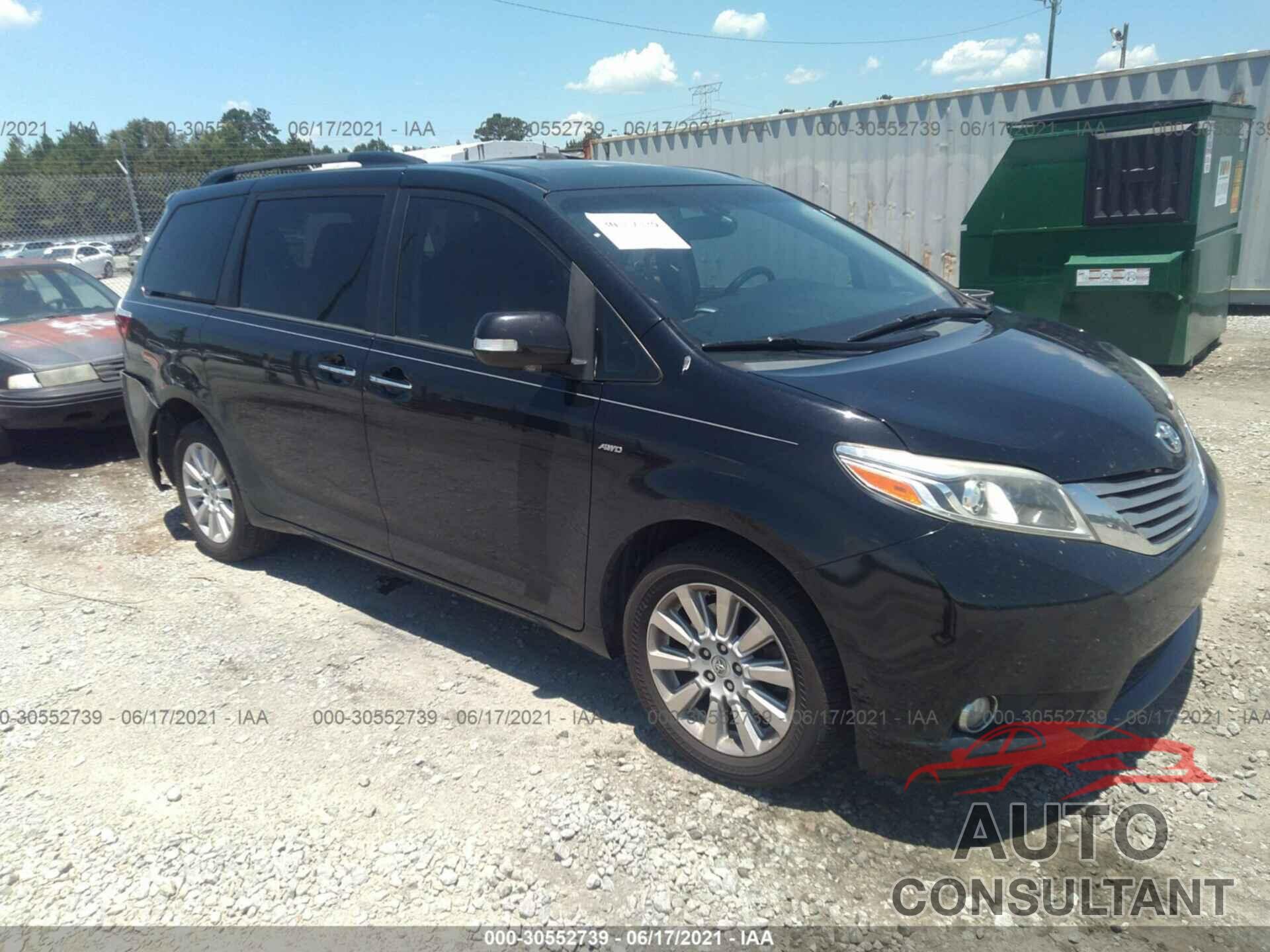 TOYOTA SIENNA 2016 - 5TDDK3DC3GS130248