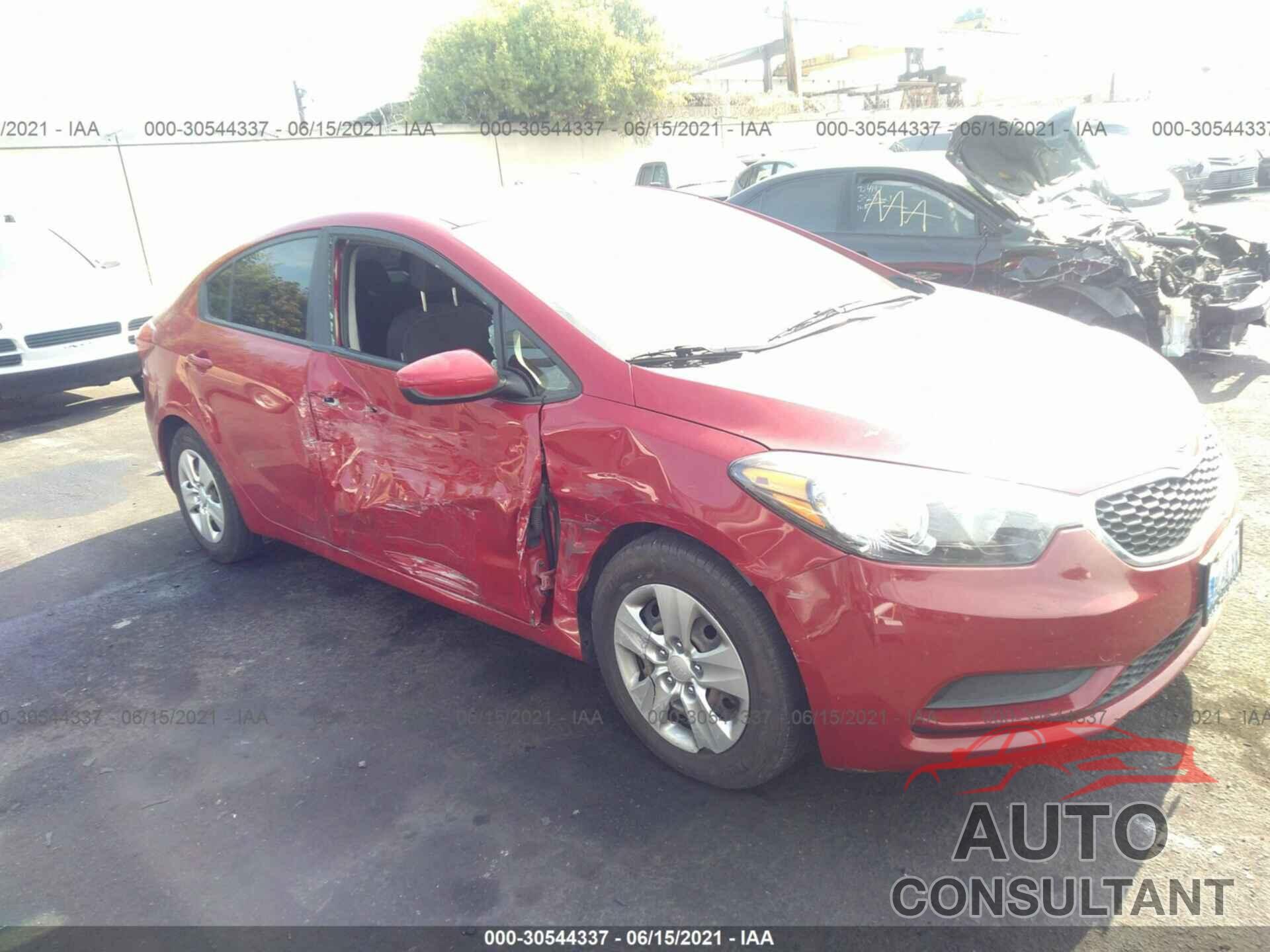 KIA FORTE 2016 - KNAFK4A62G5611656