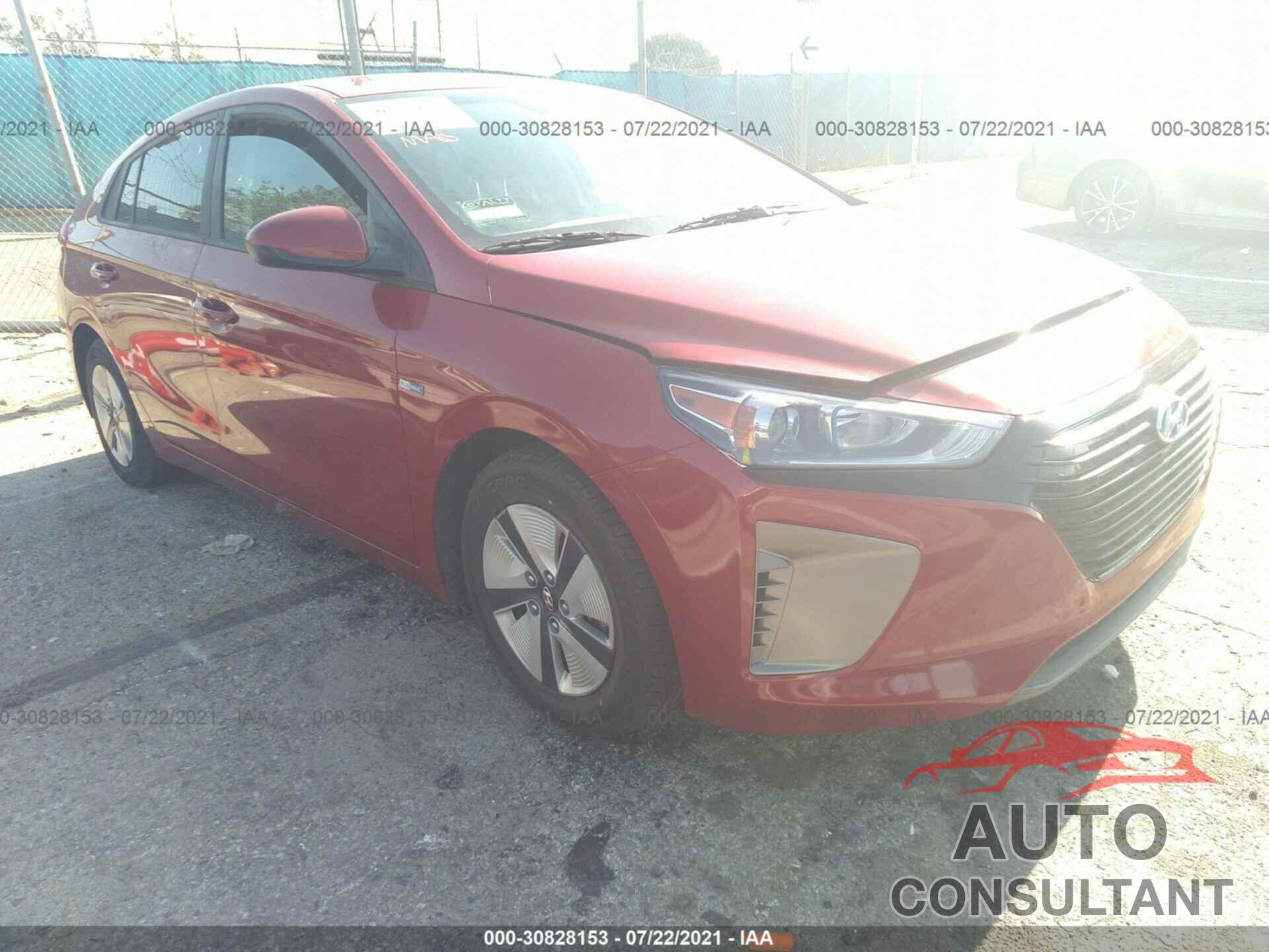 HYUNDAI IONIQ HYBRID 2019 - KMHC65LC7KU137393