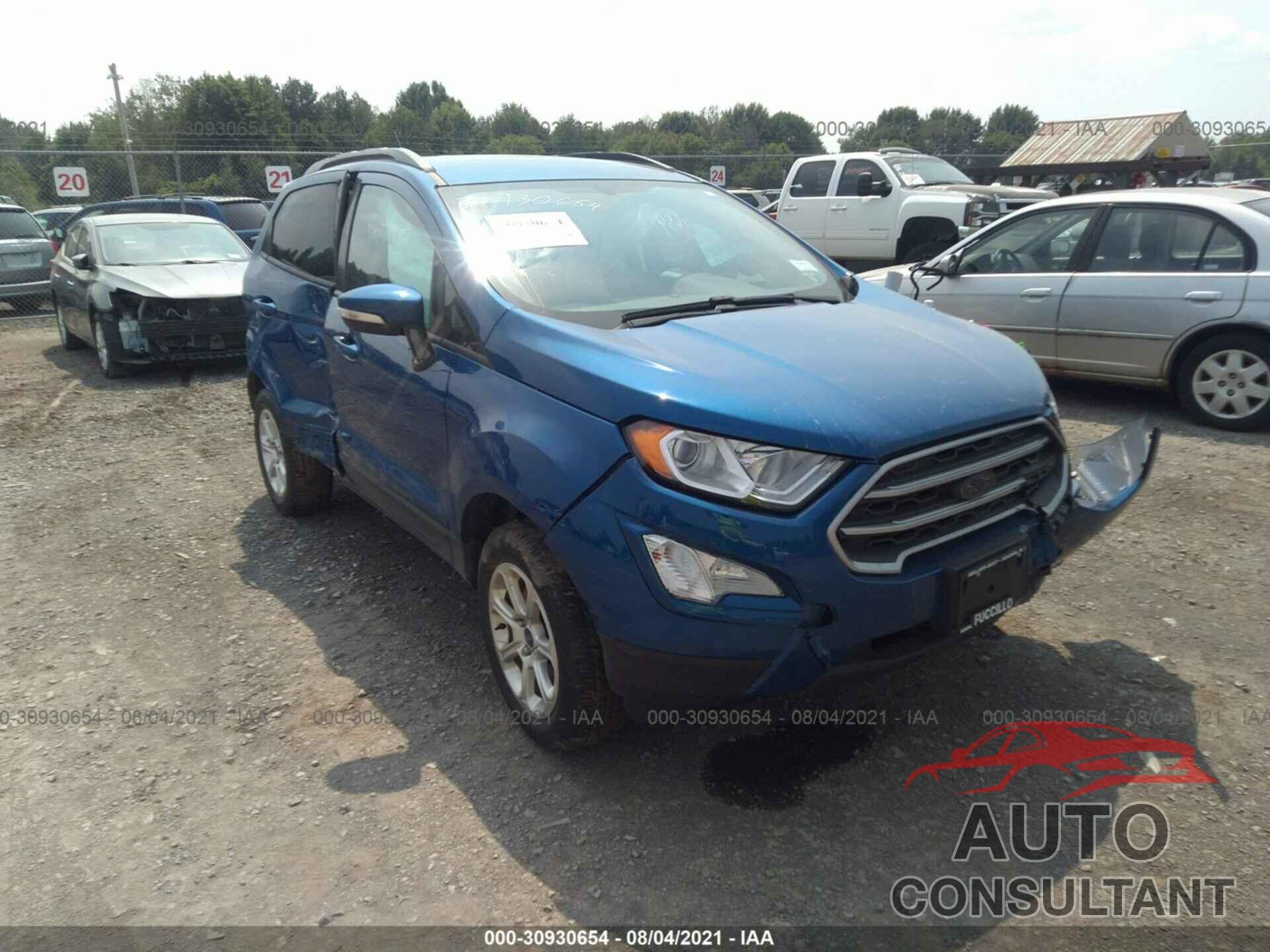 FORD ECOSPORT 2020 - MAJ6S3GL4LC326382