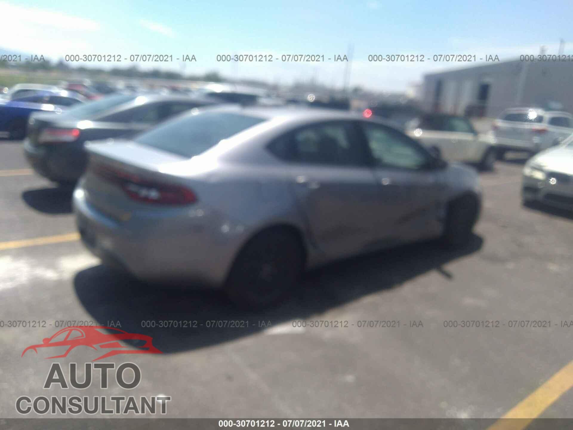 DODGE DART 2016 - 1C3CDFAA3GD592013