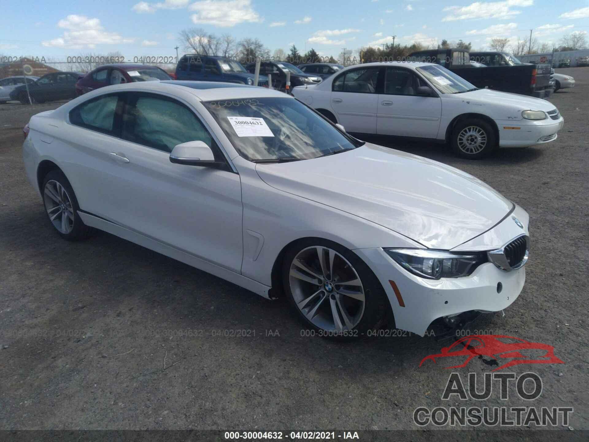 BMW 4 SERIES 2018 - WBA4W5C56JAA49476