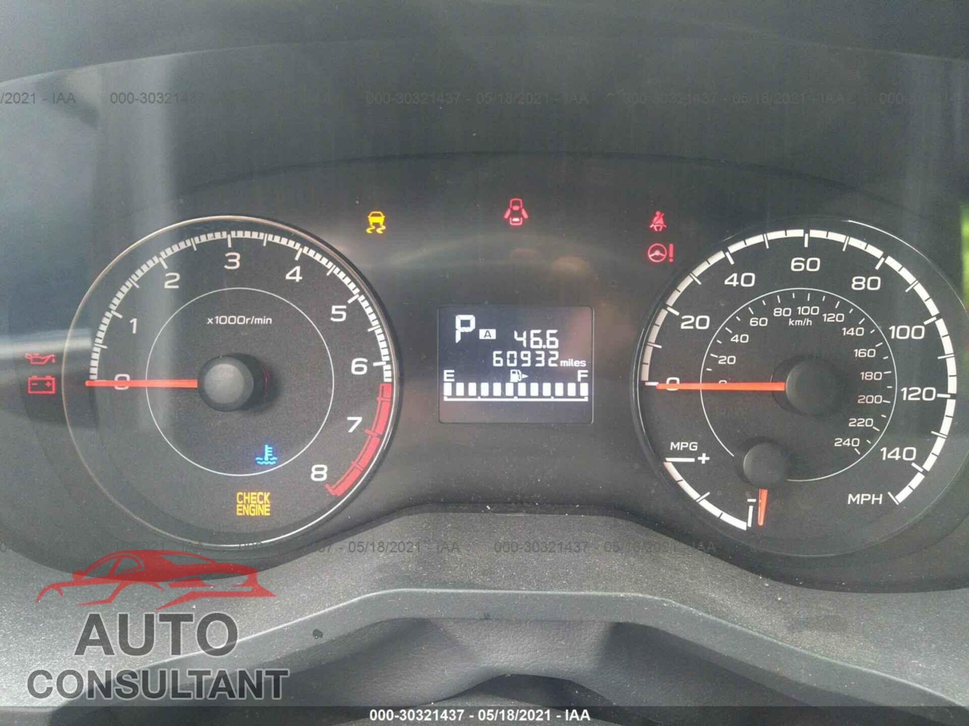 SUBARU IMPREZA 2019 - 4S3GTAA62K3728712