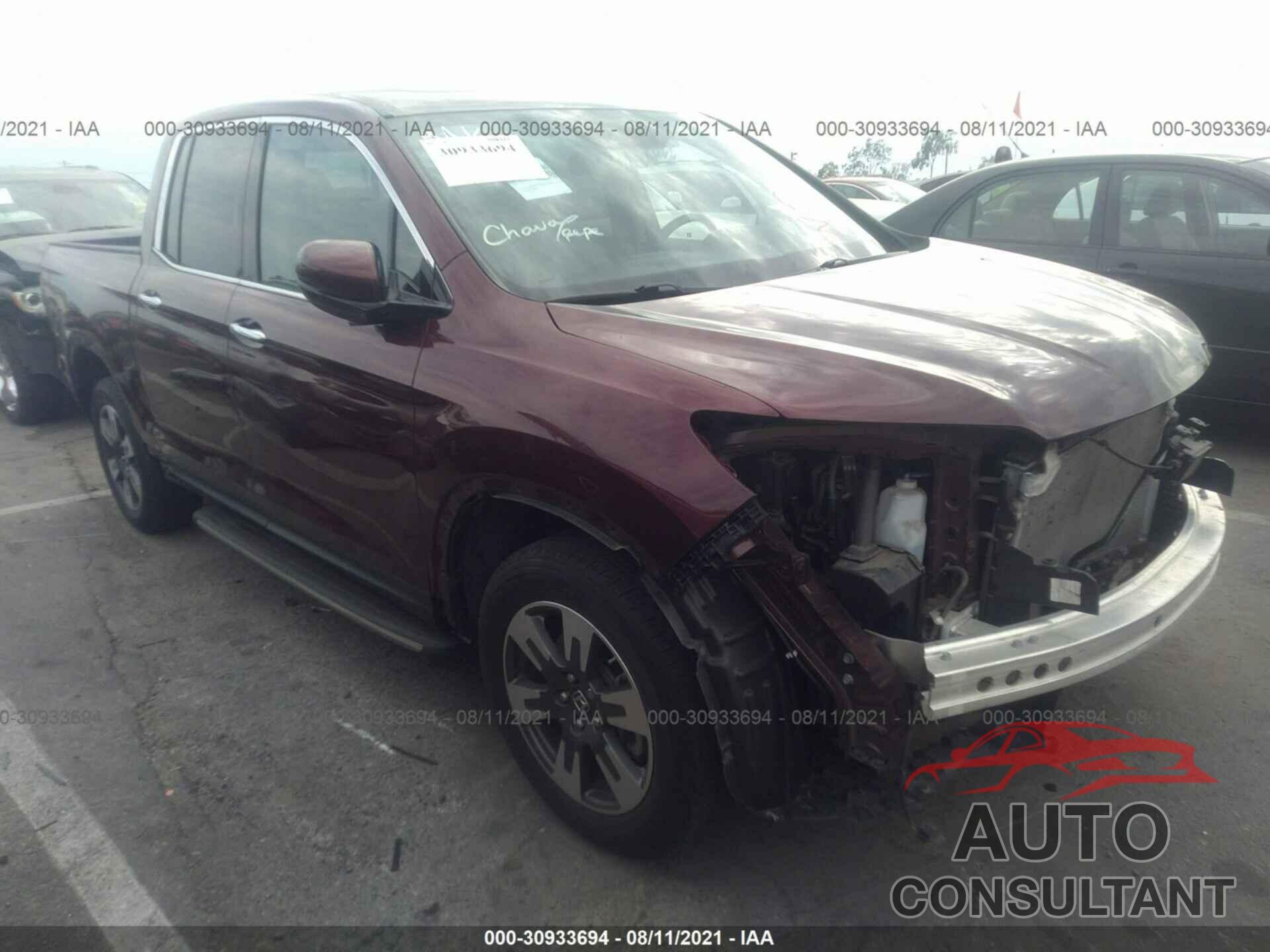 HONDA RIDGELINE 2017 - 5FPYK3F73HB036434