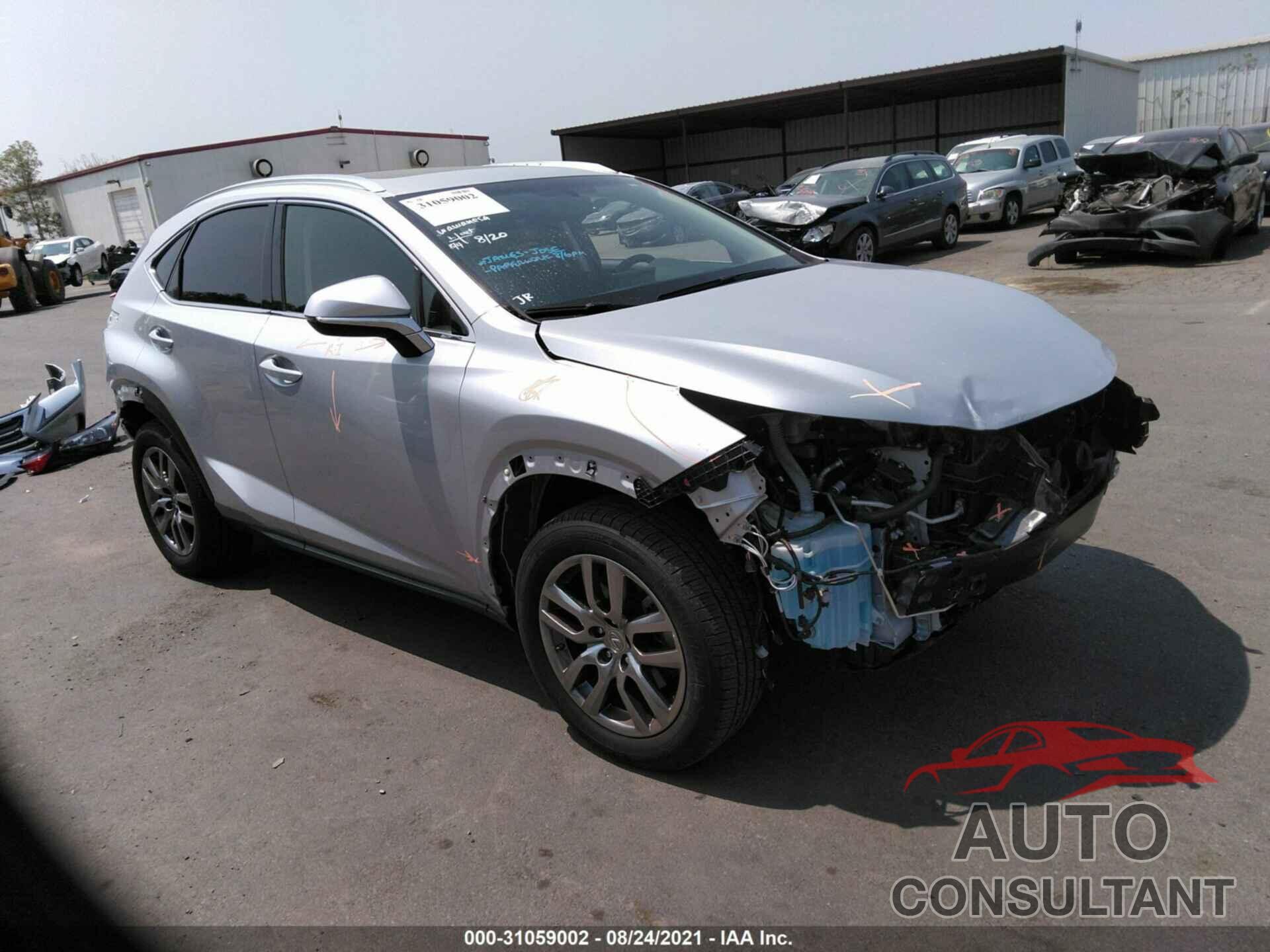 LEXUS NX 200T 2016 - JTJYARBZ1G2045444