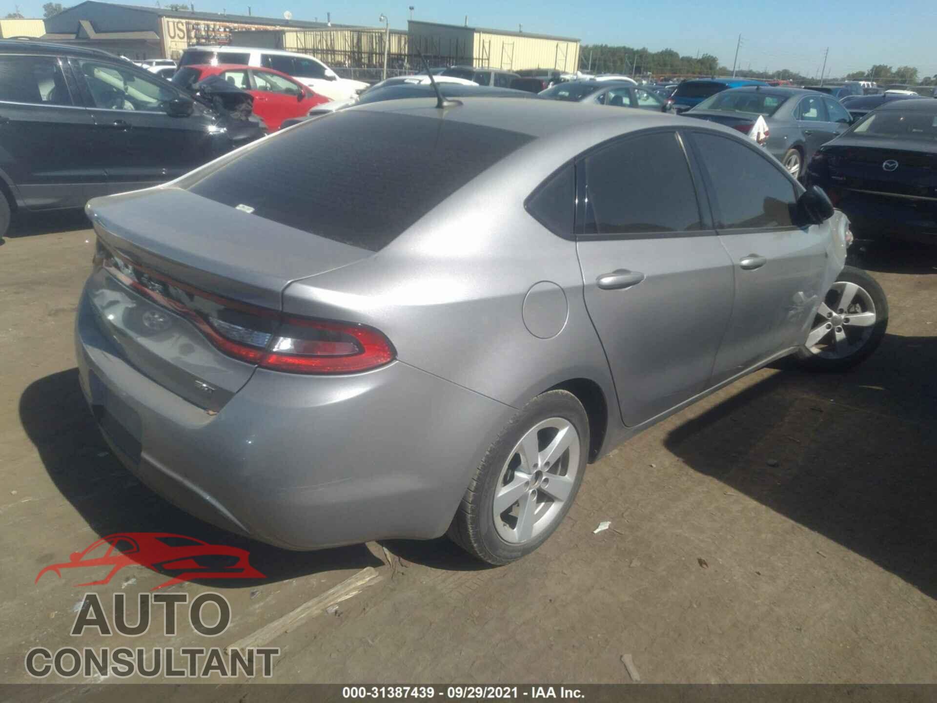 DODGE DART 2016 - 1C3CDFBB7GD505446