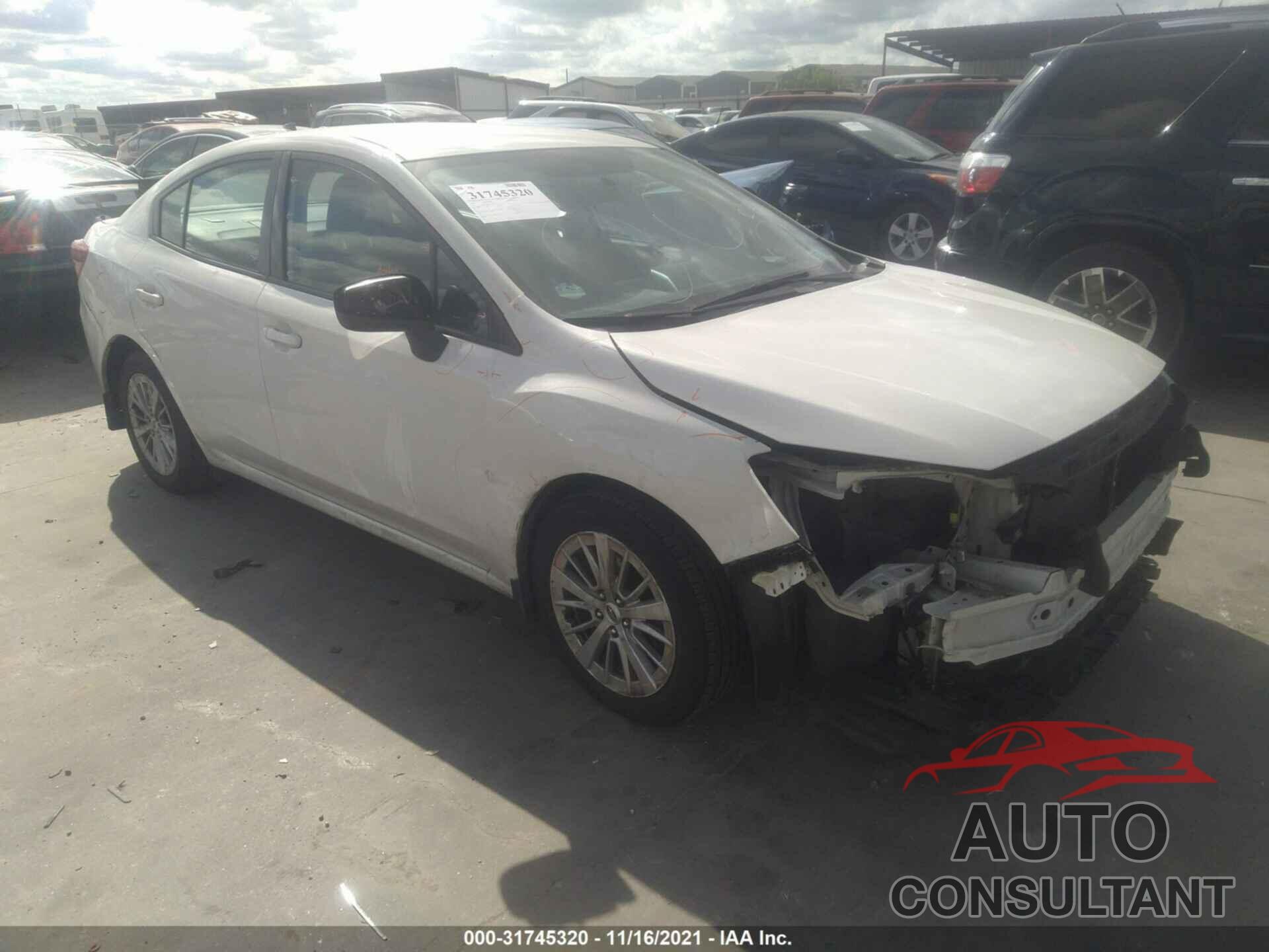 SUBARU IMPREZA 2017 - 4S3GKAB65H3626055