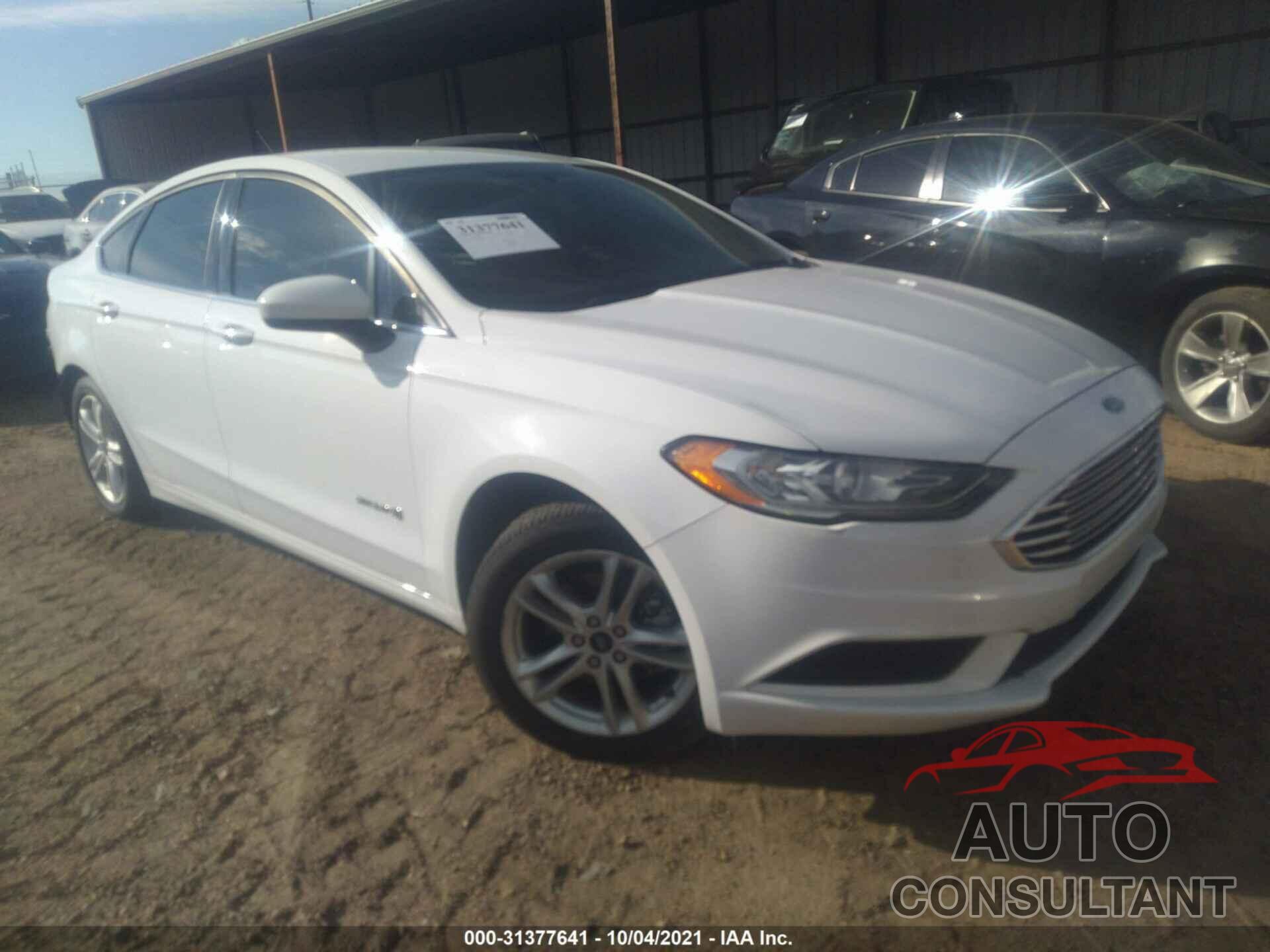 FORD FUSION HYBRID 2018 - 3FA6P0LU4JR268903