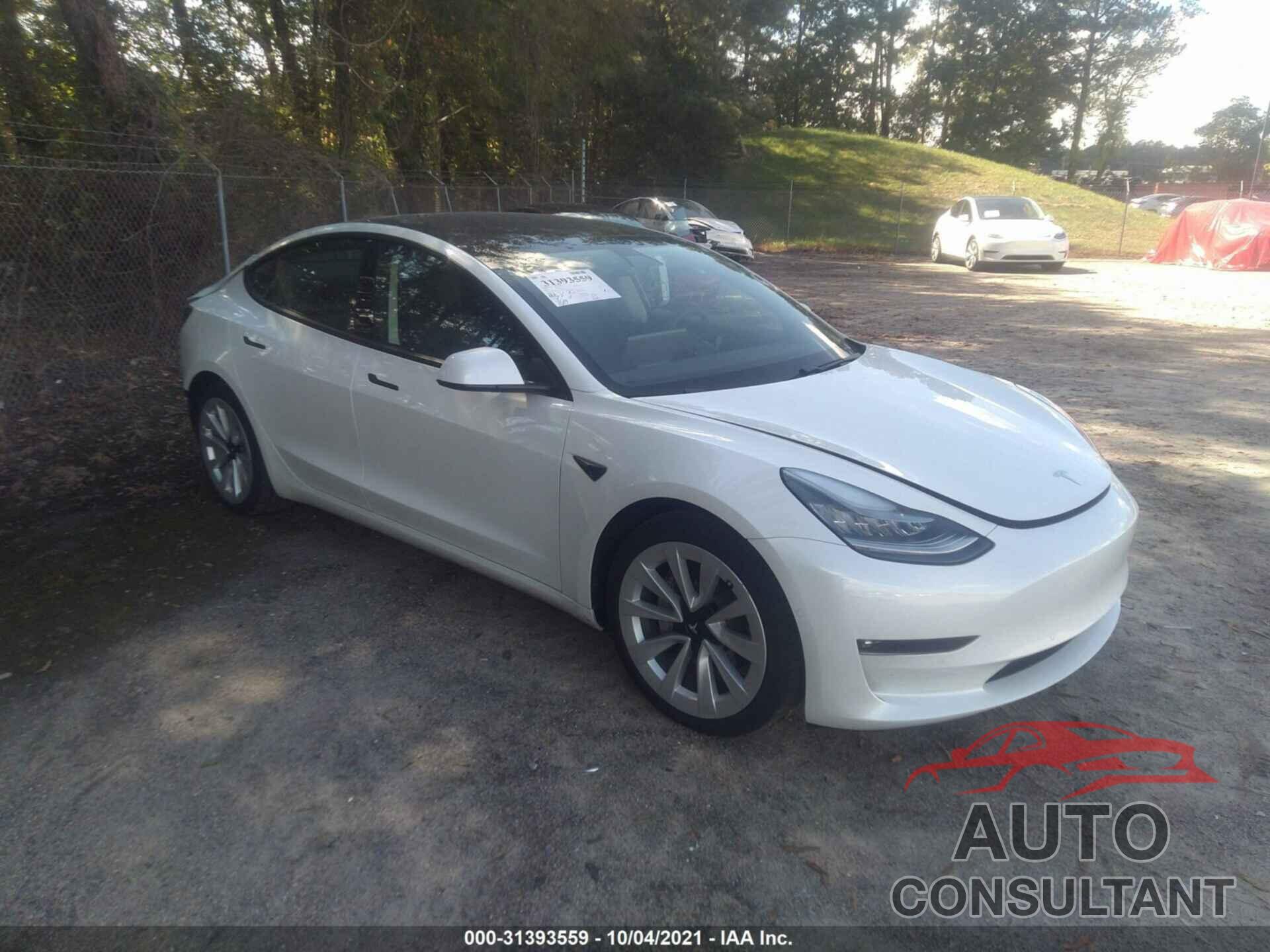 TESLA MODEL 3 2021 - 5YJ3E1EB2MF855742