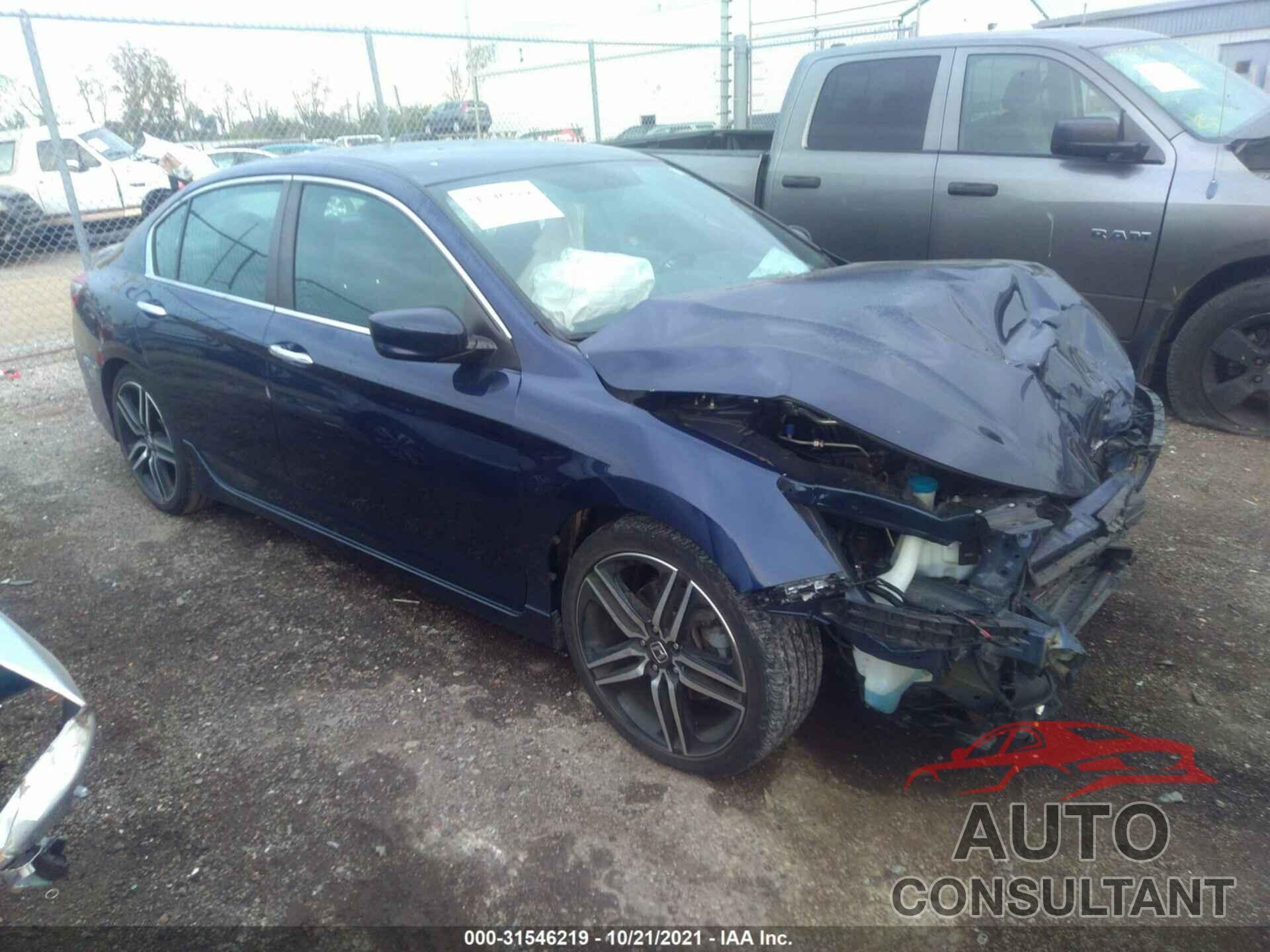 HONDA ACCORD SEDAN 2016 - 1HGCR2F50GA069066