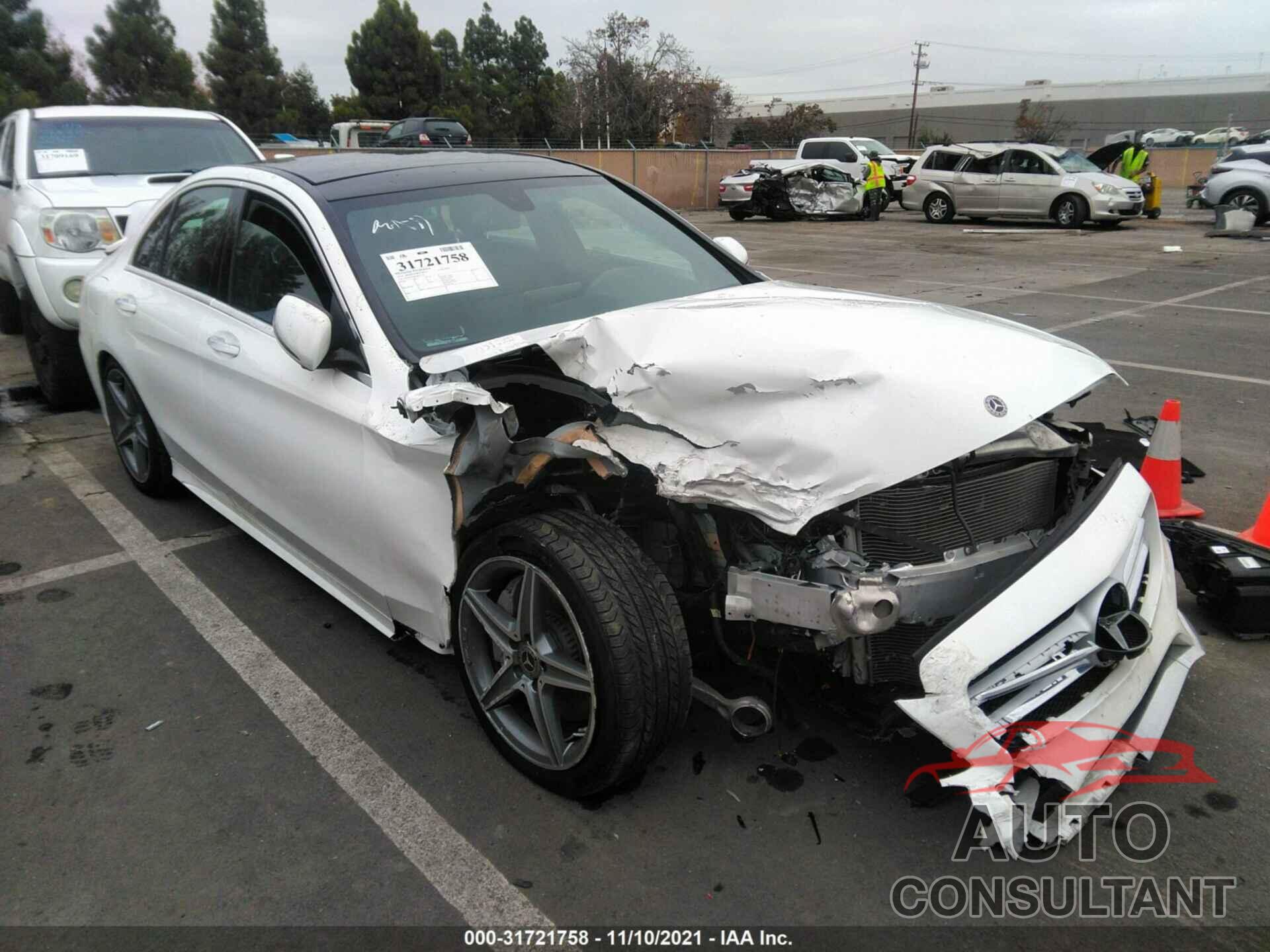 MERCEDES-BENZ C-CLASS 2018 - WDDWF4JB9JR421556