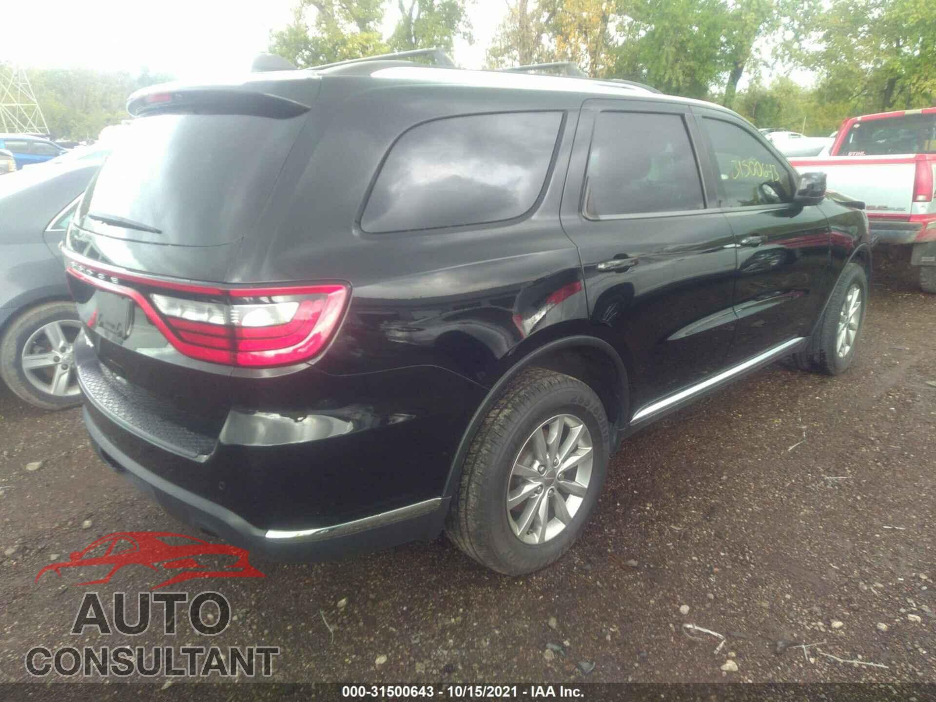 DODGE DURANGO 2017 - 1C4RDJAG4HC741307