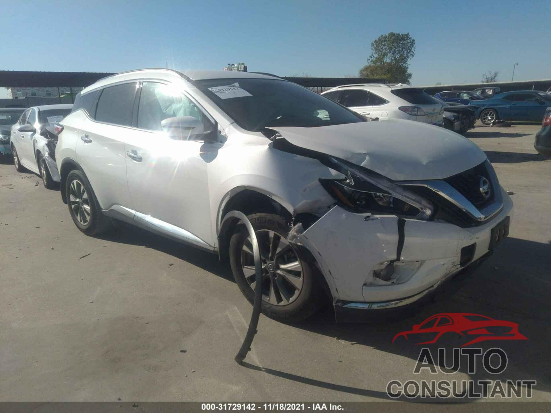 NISSAN MURANO 2018 - 5N1AZ2MGXJN127643