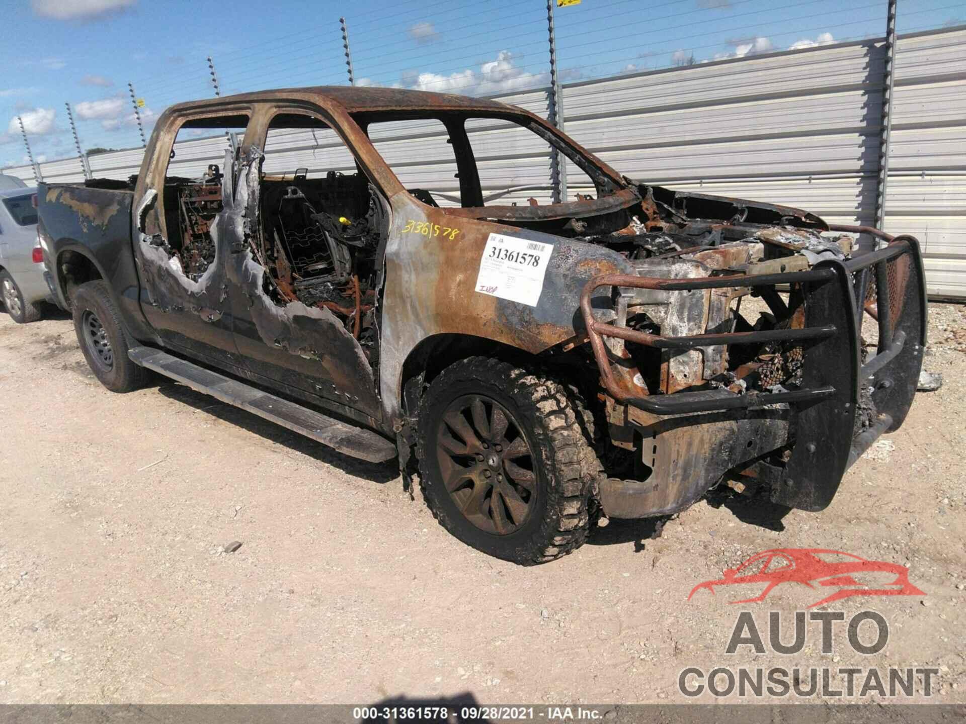 CHEVROLET SILVERADO 1500 2020 - 1GCUYEET9LZ307080