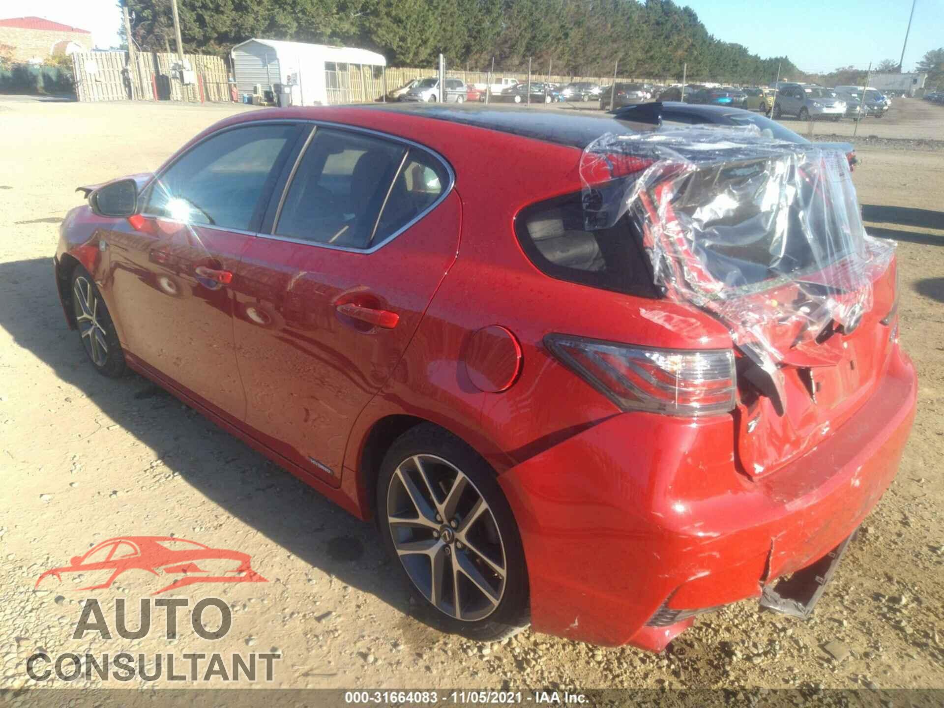 LEXUS CT 2017 - JTHKD5BH2H2289958
