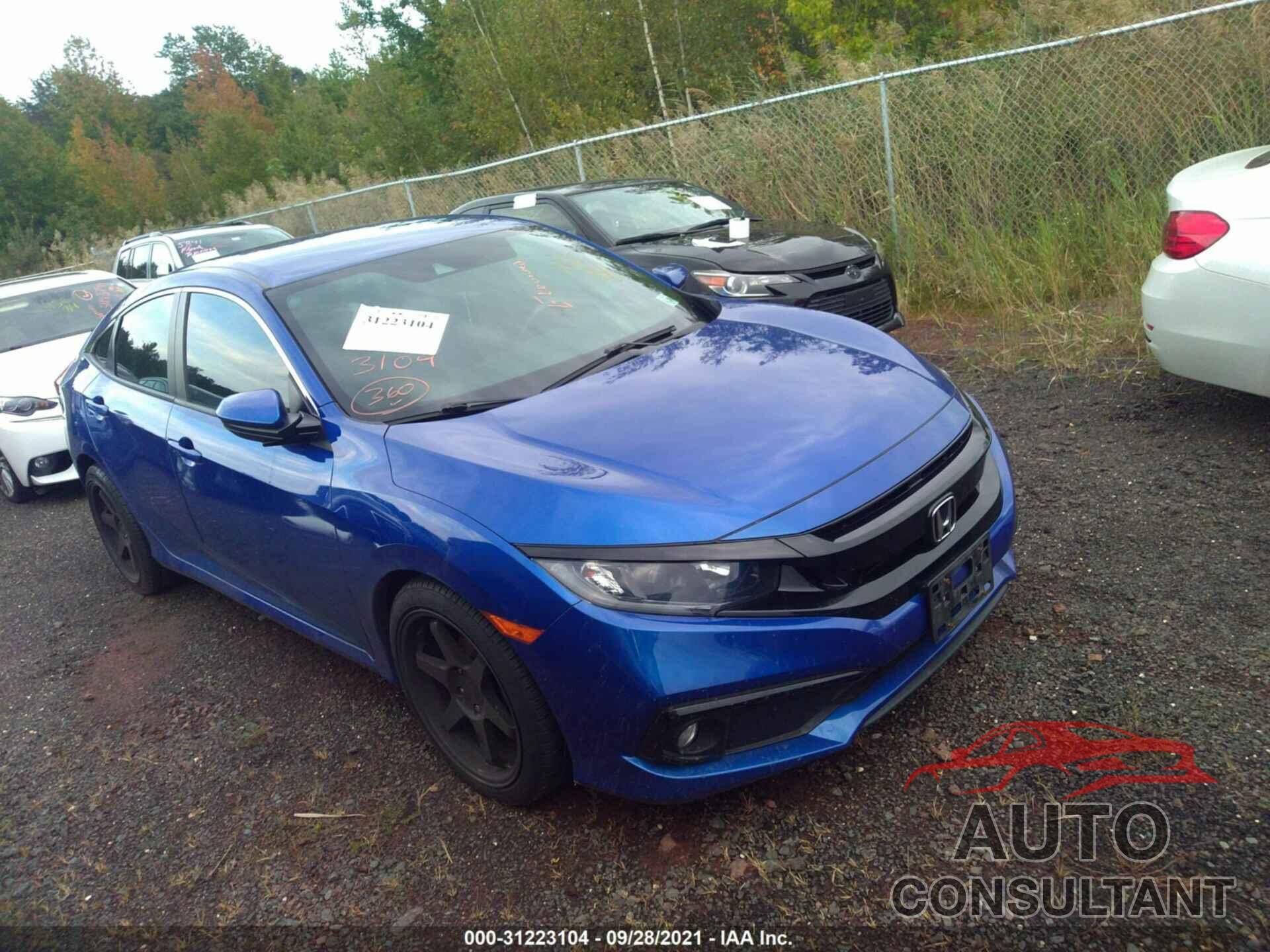 HONDA CIVIC SEDAN 2019 - 2HGFC2F81KH532738