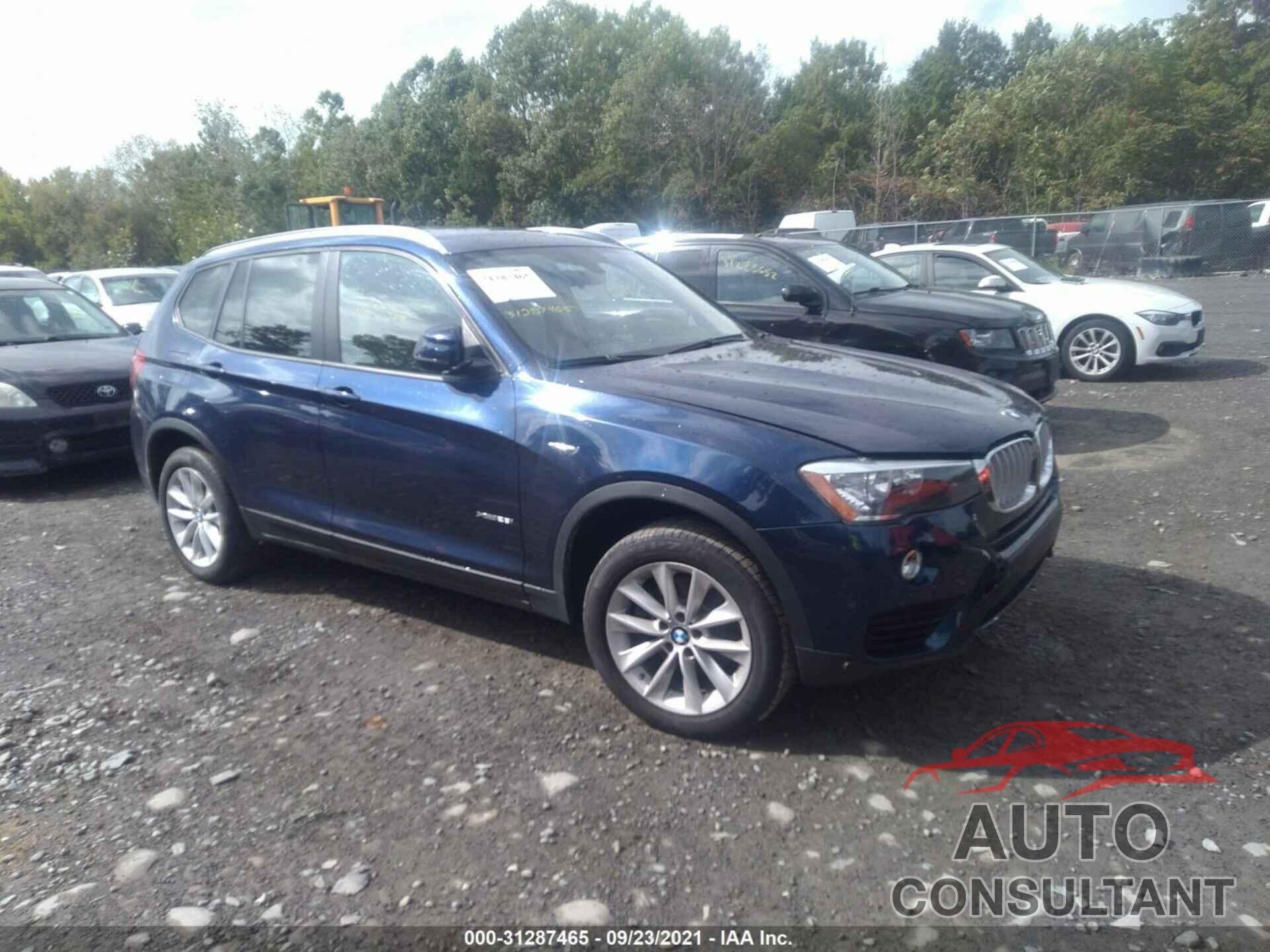 BMW X3 2016 - 5UXWX9C56G0D67062