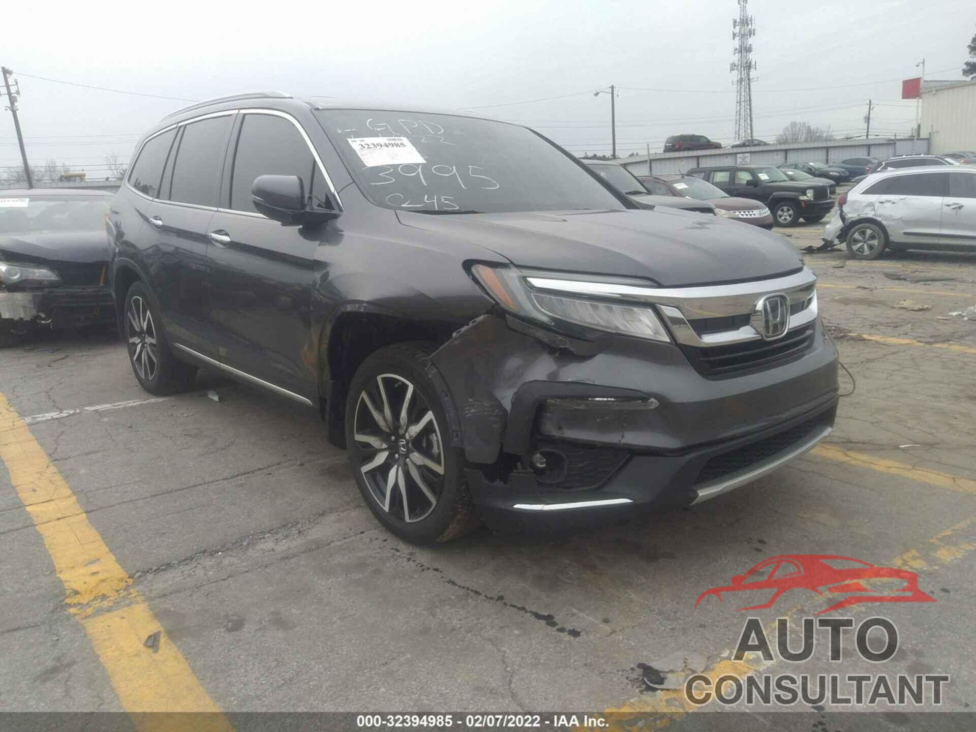 HONDA PILOT 2019 - 5FNYF5H91KB003995