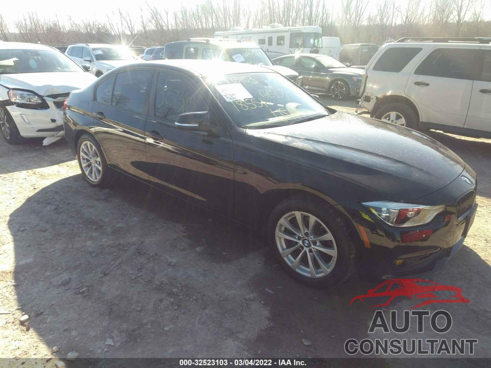 BMW 3 SERIES 2018 - WBA8A3C55JA494535