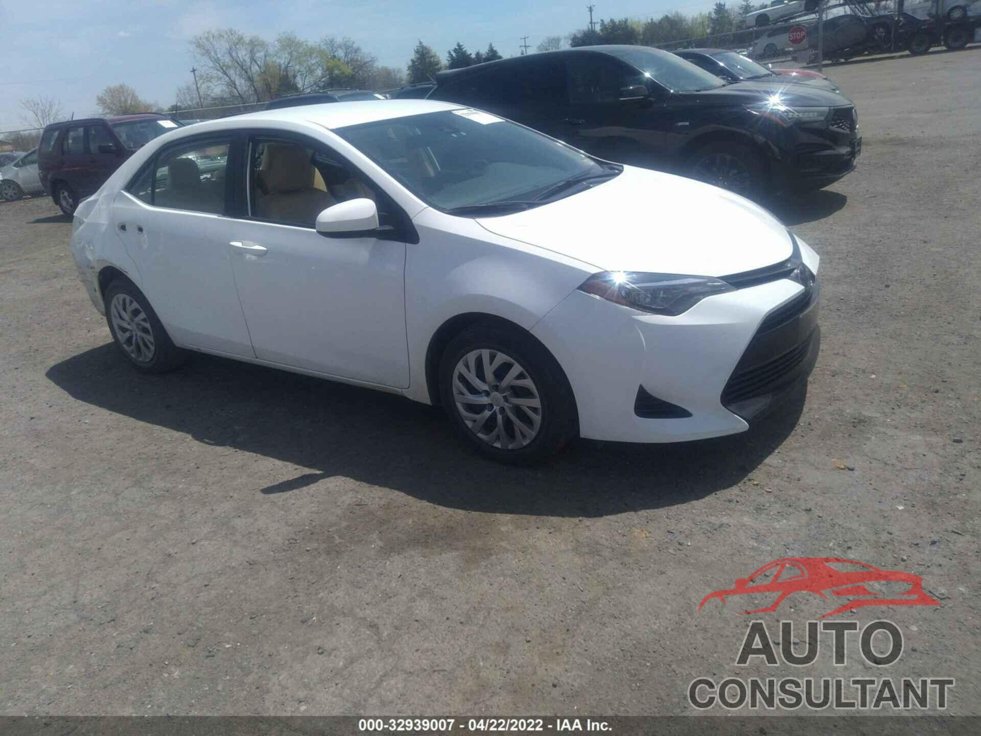 TOYOTA COROLLA 2019 - 2T1BURHE3KC203135