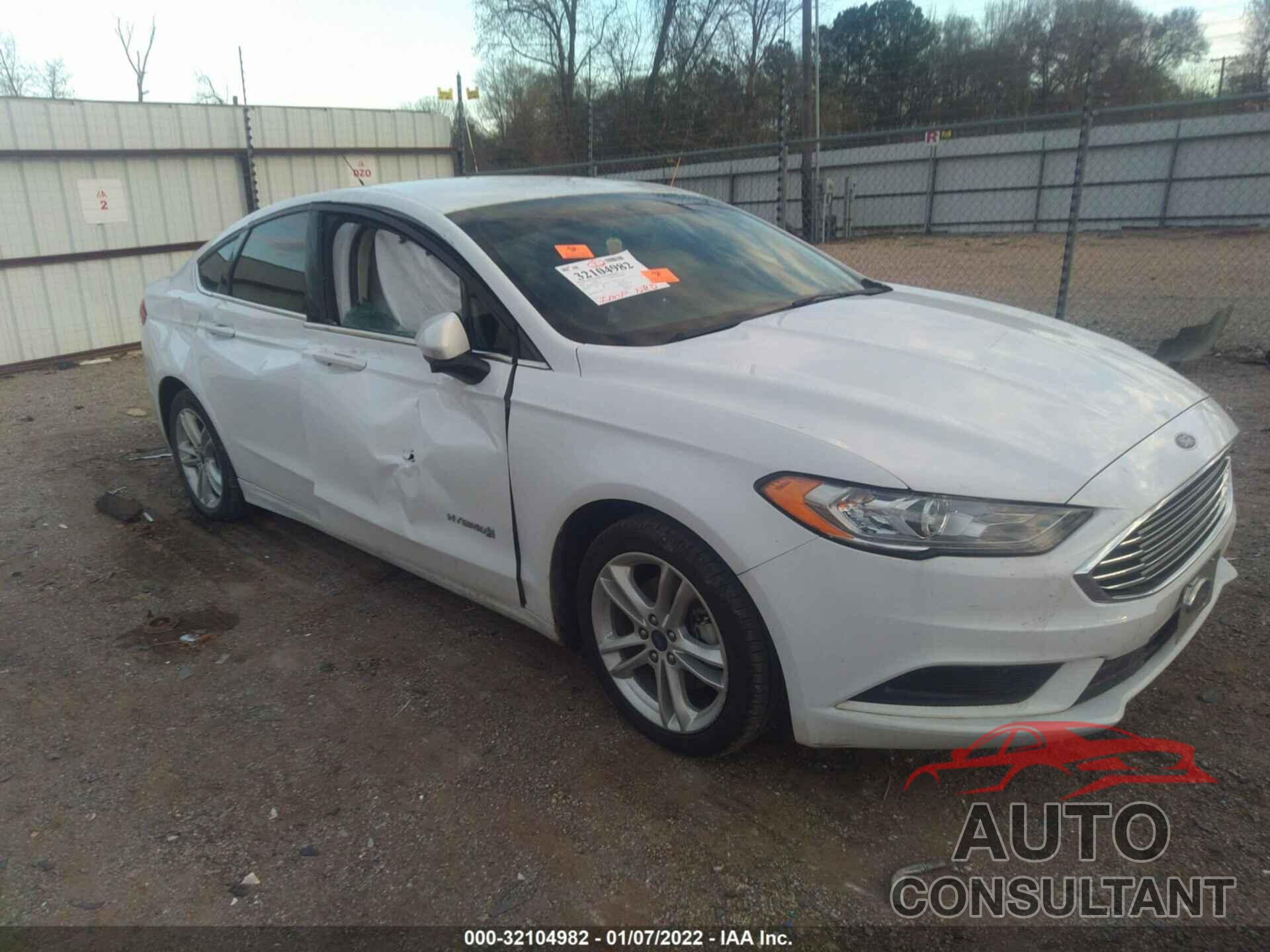 FORD FUSION HYBRID 2018 - 3FA6P0LU4JR141407