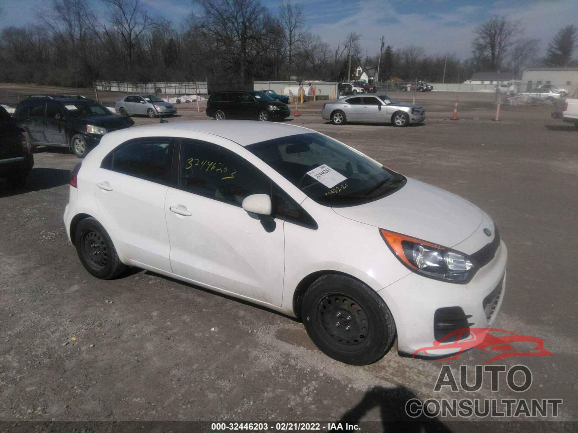 KIA RIO 2016 - KNADM5A37G6625673