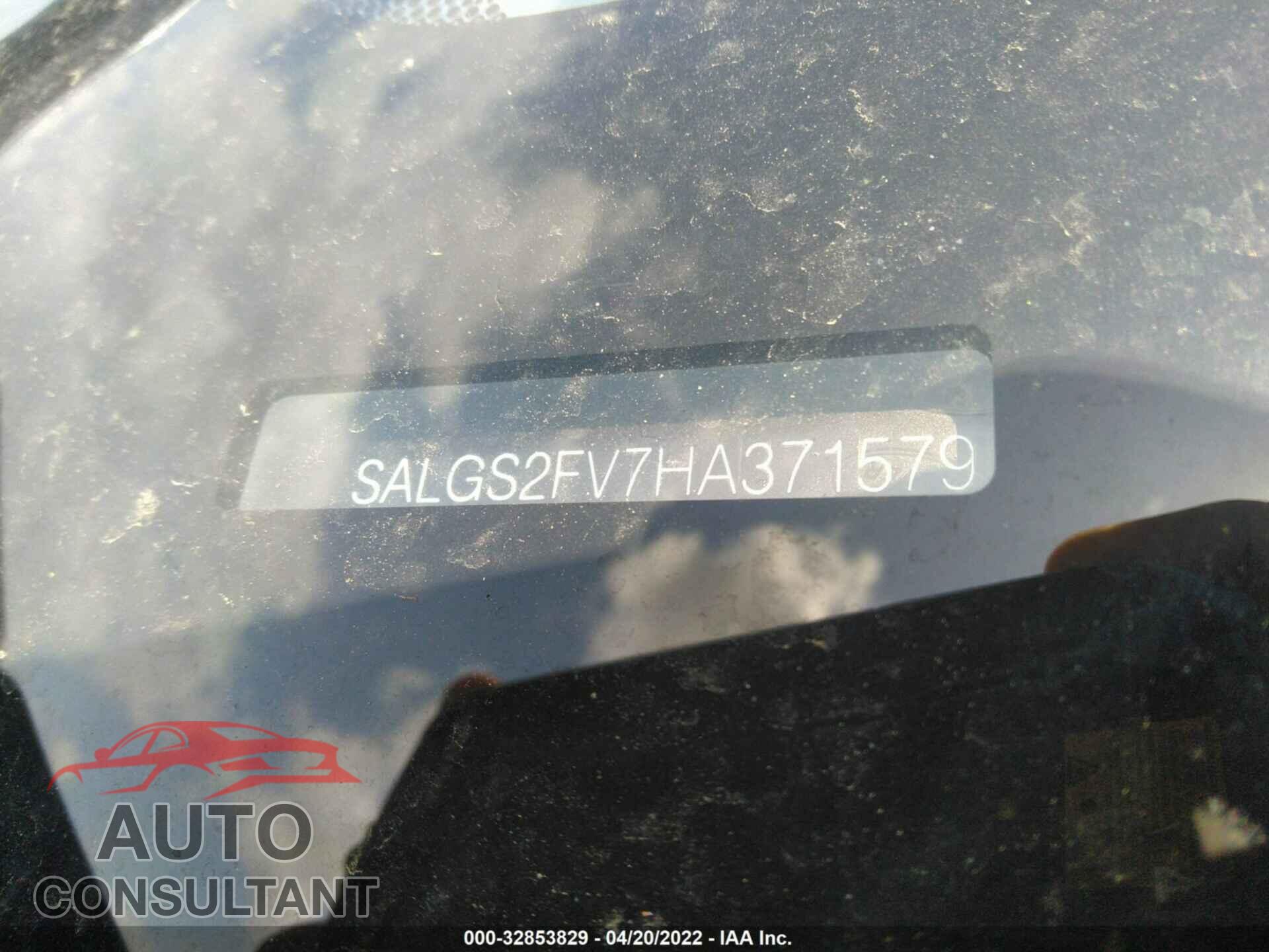 LAND ROVER RANGE ROVER 2017 - SALGS2FV7HA371579