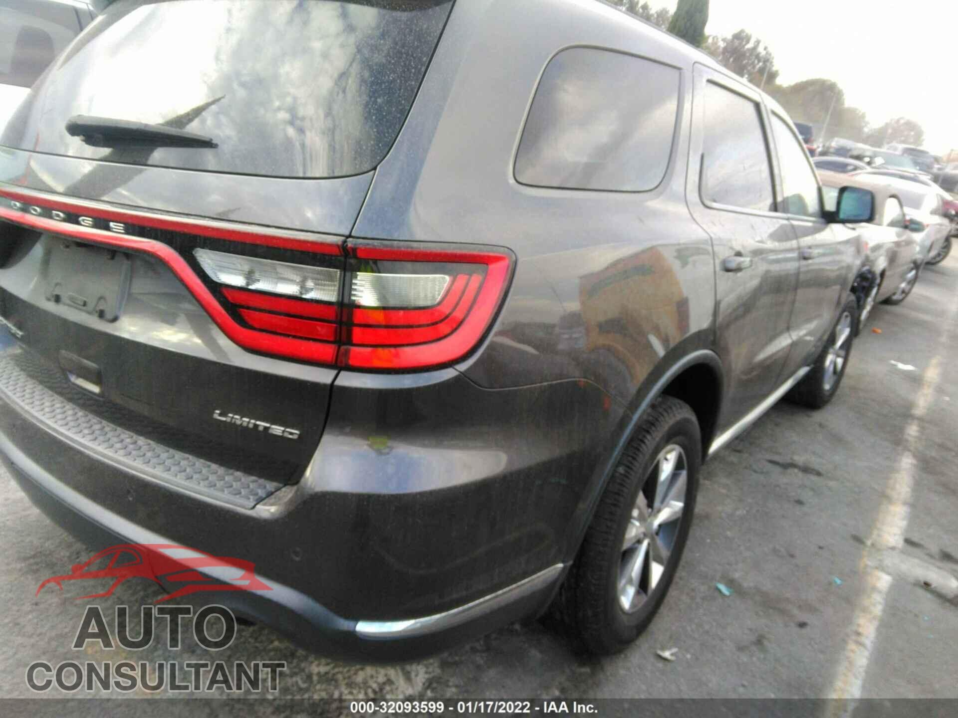 DODGE DURANGO 2016 - 1C4RDHDG6GC340604