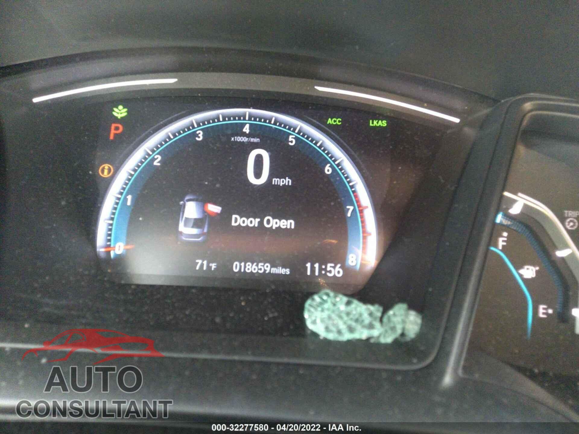 HONDA CIVIC SEDAN 2019 - 2HGFC2F63KH532013