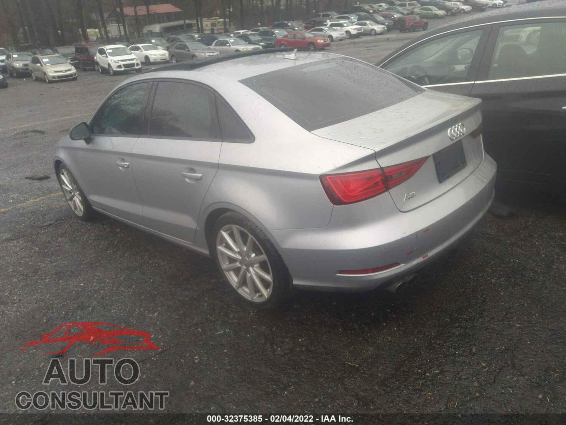 AUDI A3 2016 - WAUA7GFF6G1007430