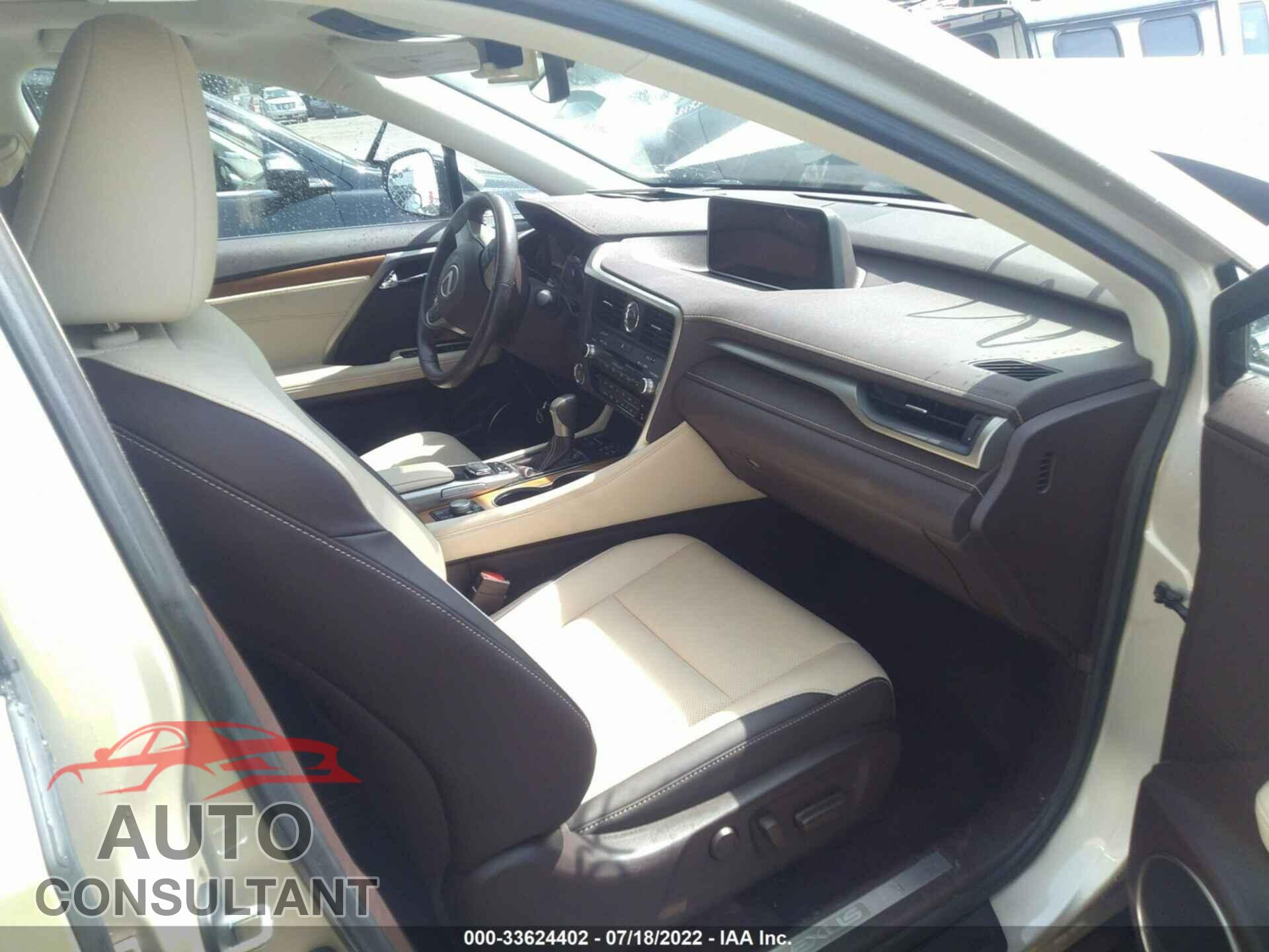 LEXUS RX 2019 - 2T2BZMCA1KC198344