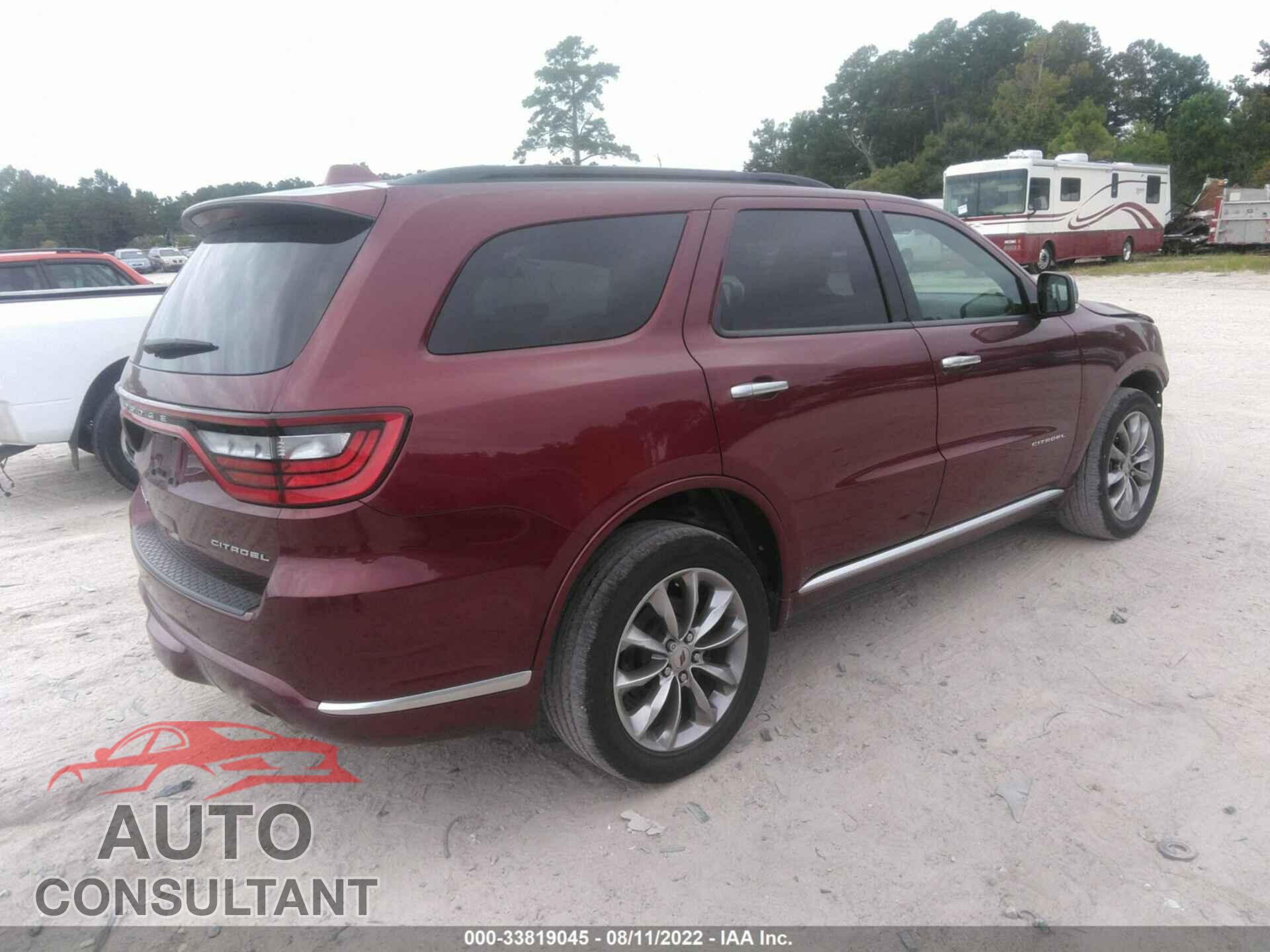 DODGE DURANGO 2021 - 1C4RDJEG9MC634564