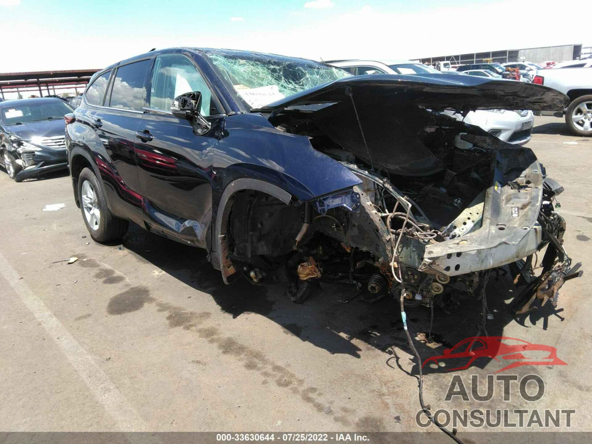 TOYOTA HIGHLANDER 2021 - 5TDCZRBH4MS542165